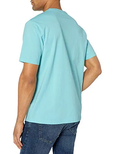 Amazon Essentials Men's 2-Pack Regular-Fit Short-Sleeve V-Neck T-Shirt, Anchor/Navy, Large
