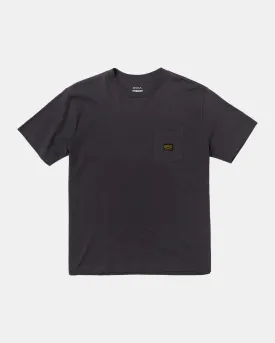Americana Label Tee - Garage Blue