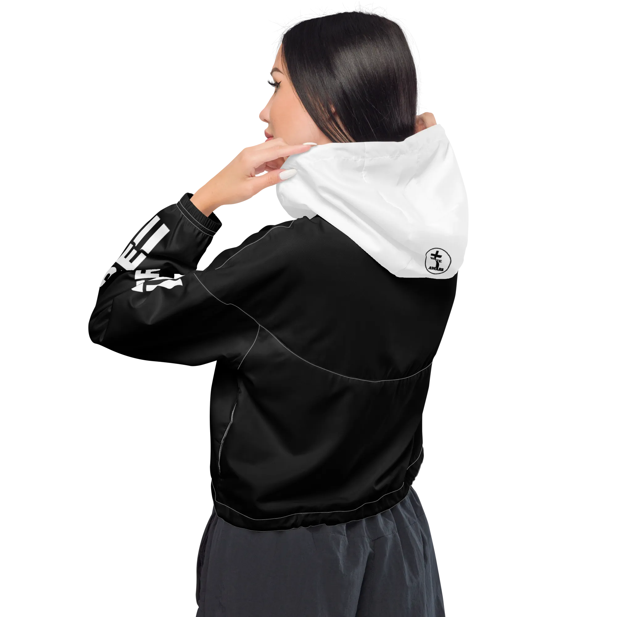 Be Ye AWARE AS Ladies Cropped Windbreakers