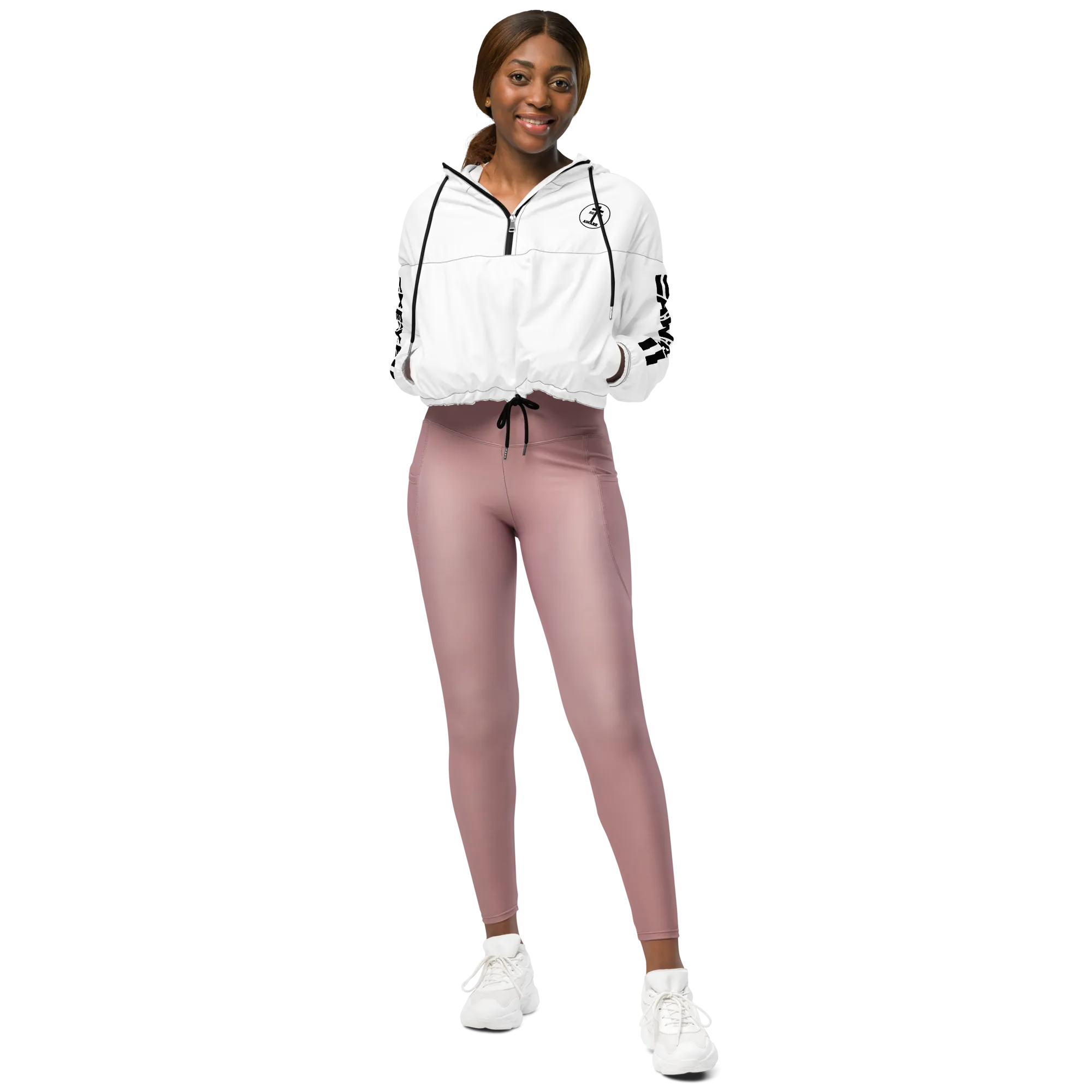 Be Ye AWARE AS Ladies Cropped Windbreakers