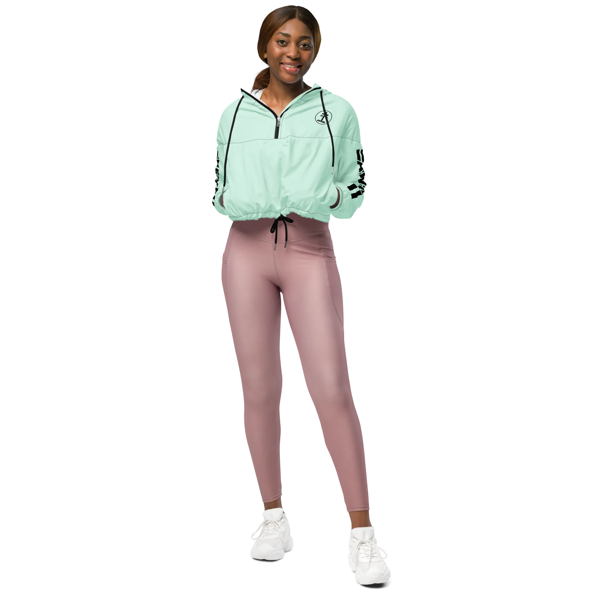 Be Ye AWARE AS Ladies Cropped Windbreakers