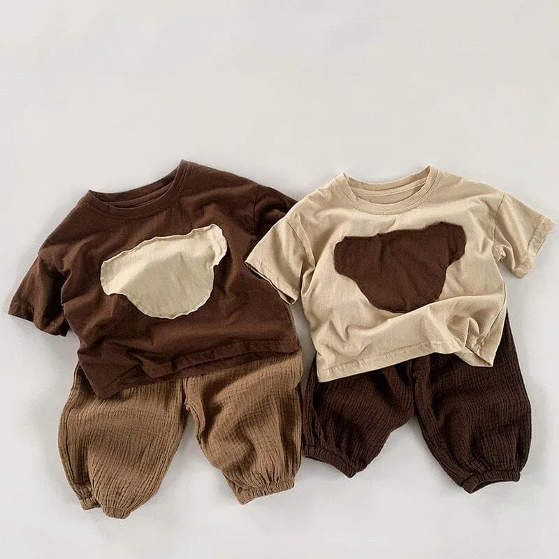 Bear Patch Casual Summer Tee