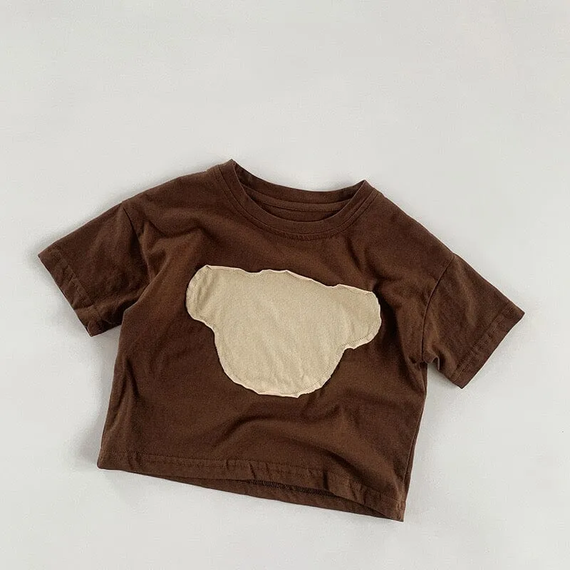 Bear Patch Casual Summer Tee