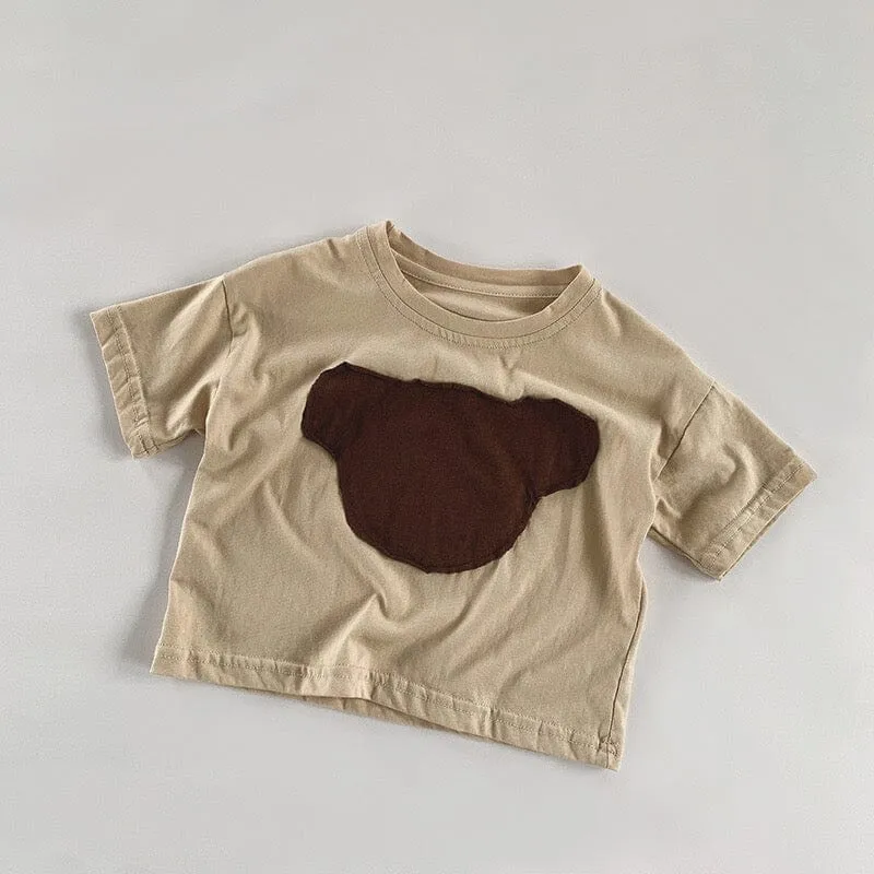 Bear Patch Casual Summer Tee
