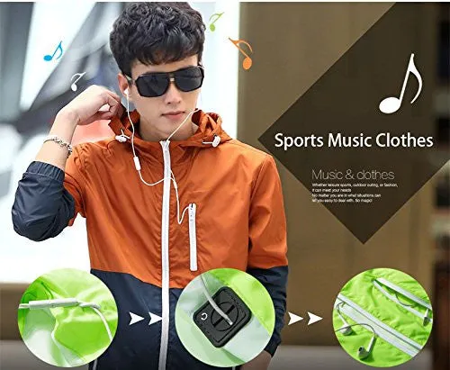 BINGKA Womens Windbreakers Light Weight Outdoor Hooded Sun Protect Windbreaker Sports Outwear Jacket