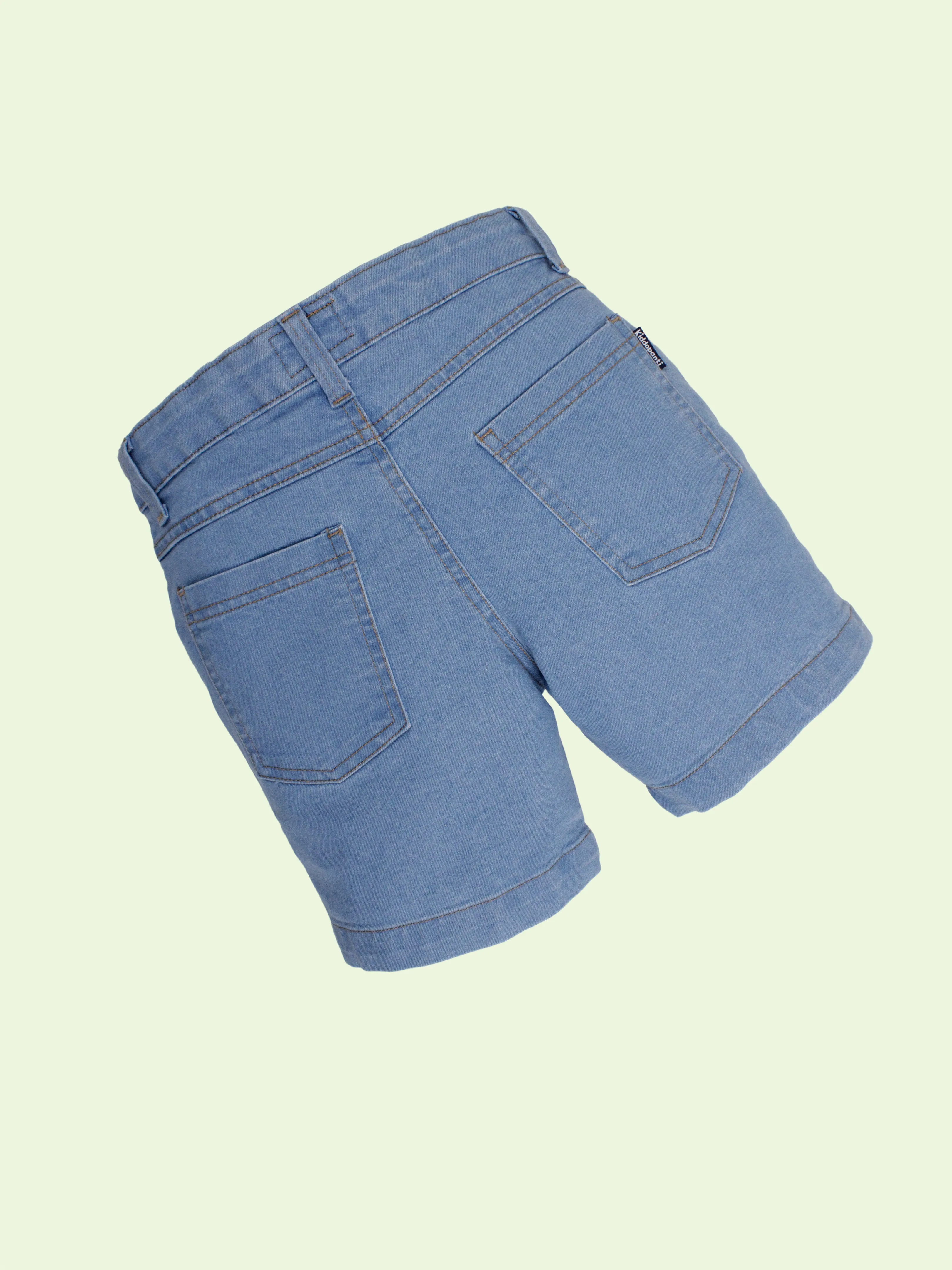 Boys Pack of 2 Solid Denim Shorts