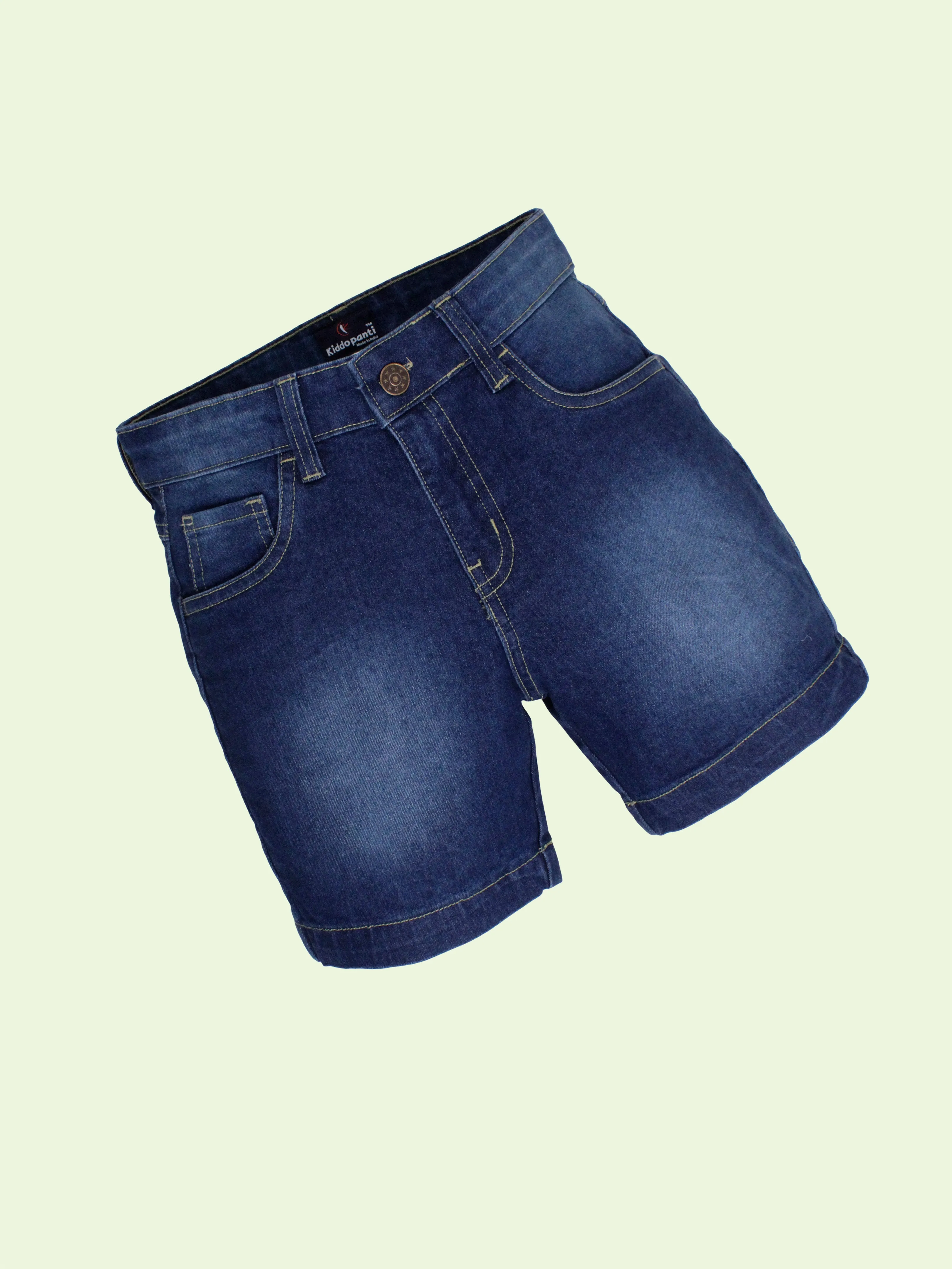 Boys Pack of 2 Solid Denim Shorts