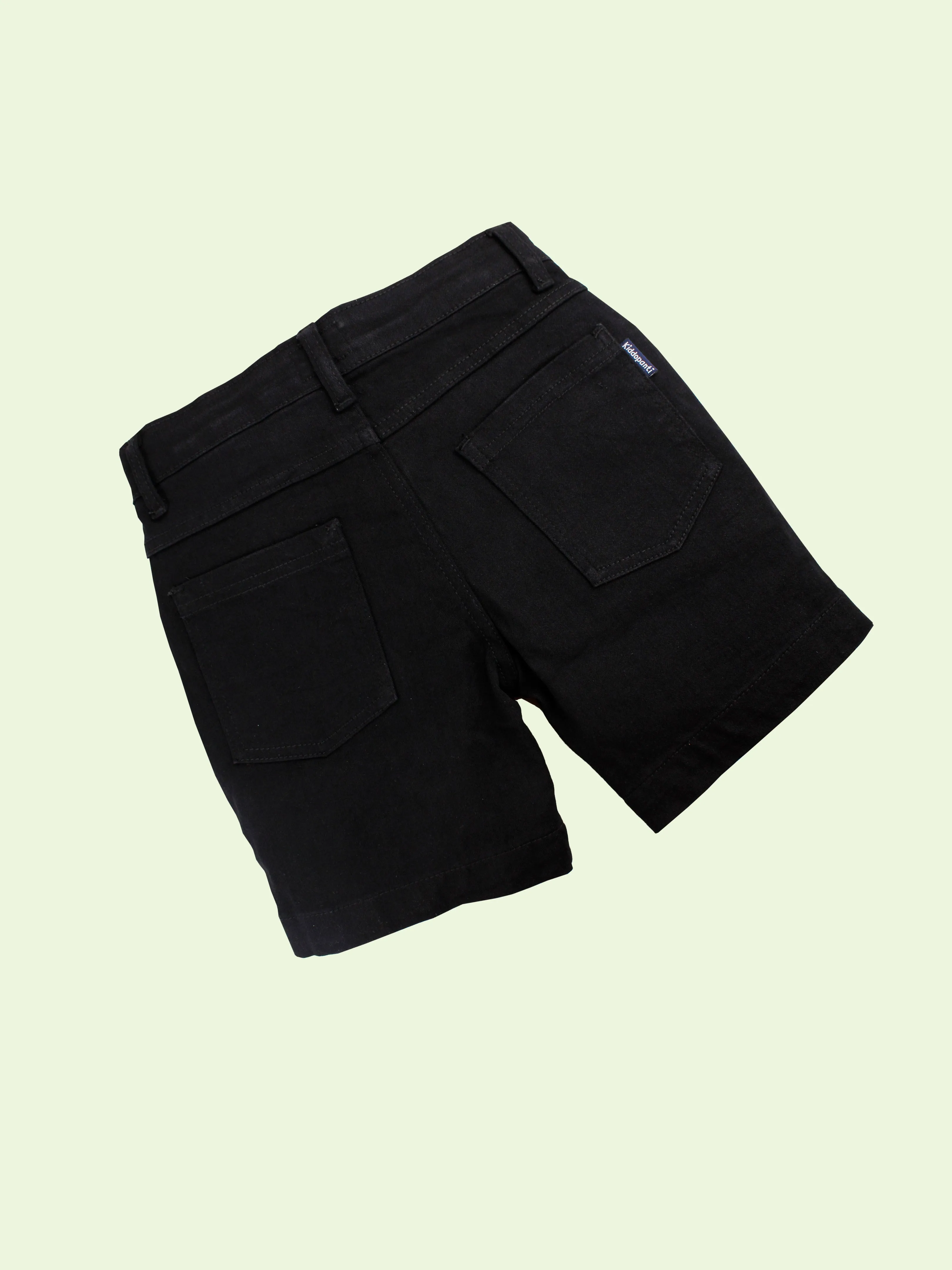 Boys Pack of 2 Solid Denim Shorts