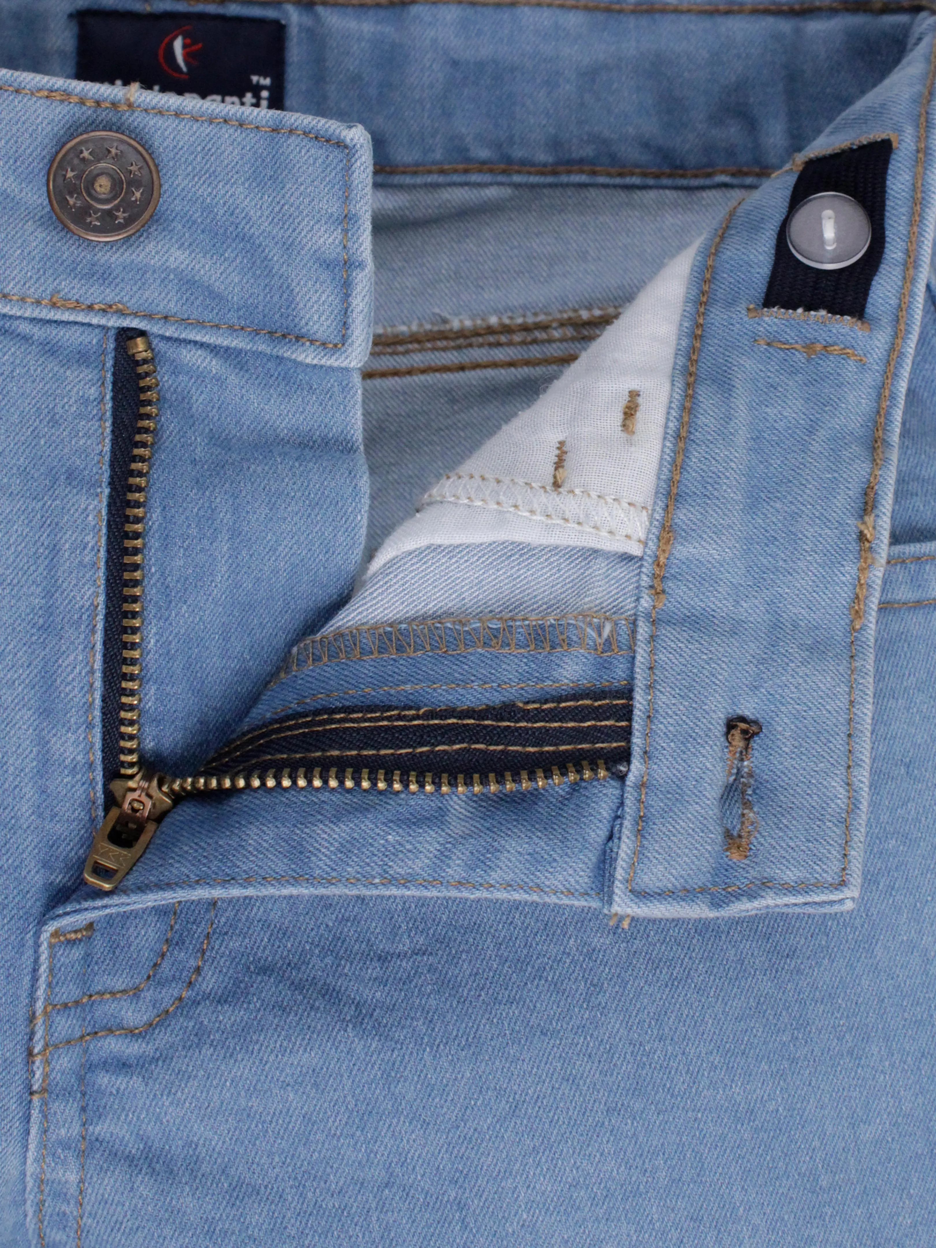 Boys Pack of 2 Solid Denim Shorts