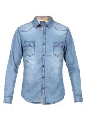 Casual Shirt Denim Light Blue