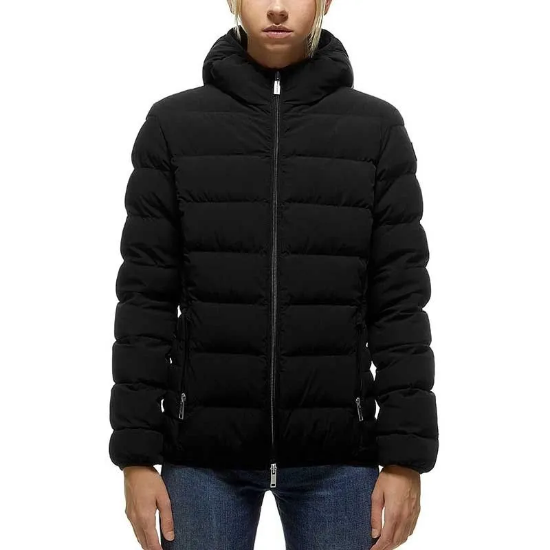 Centogrammi Elegant Ultra-Light Hooded Down Jacket