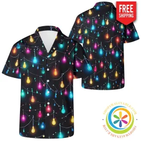 Christmas Light Strings Hawaiian Casual Shirt
