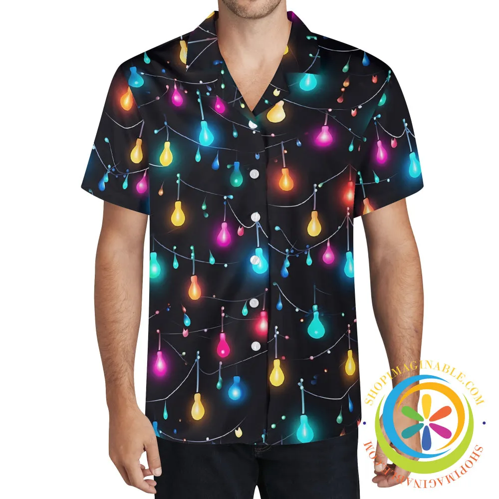 Christmas Light Strings Hawaiian Casual Shirt