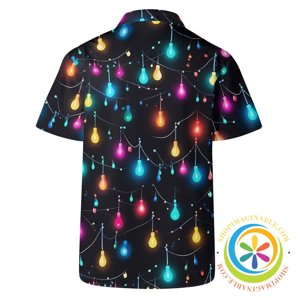 Christmas Light Strings Hawaiian Casual Shirt