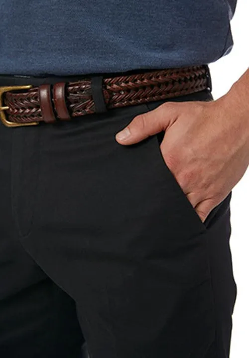 City Club Navigator Cotton Black Chino FLP010