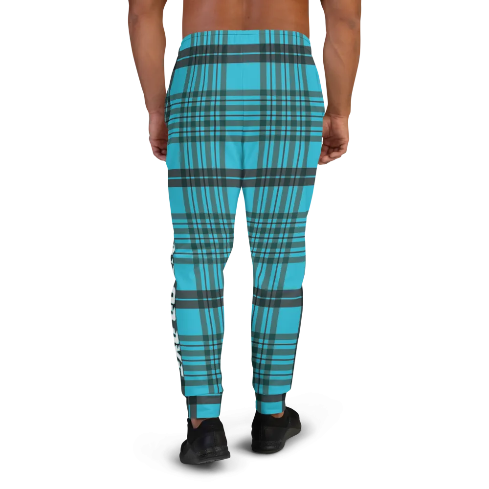CRXWN | Drip or Dye | Plaid Season 1 Unisex Jogger Sweatpant Blue Reign