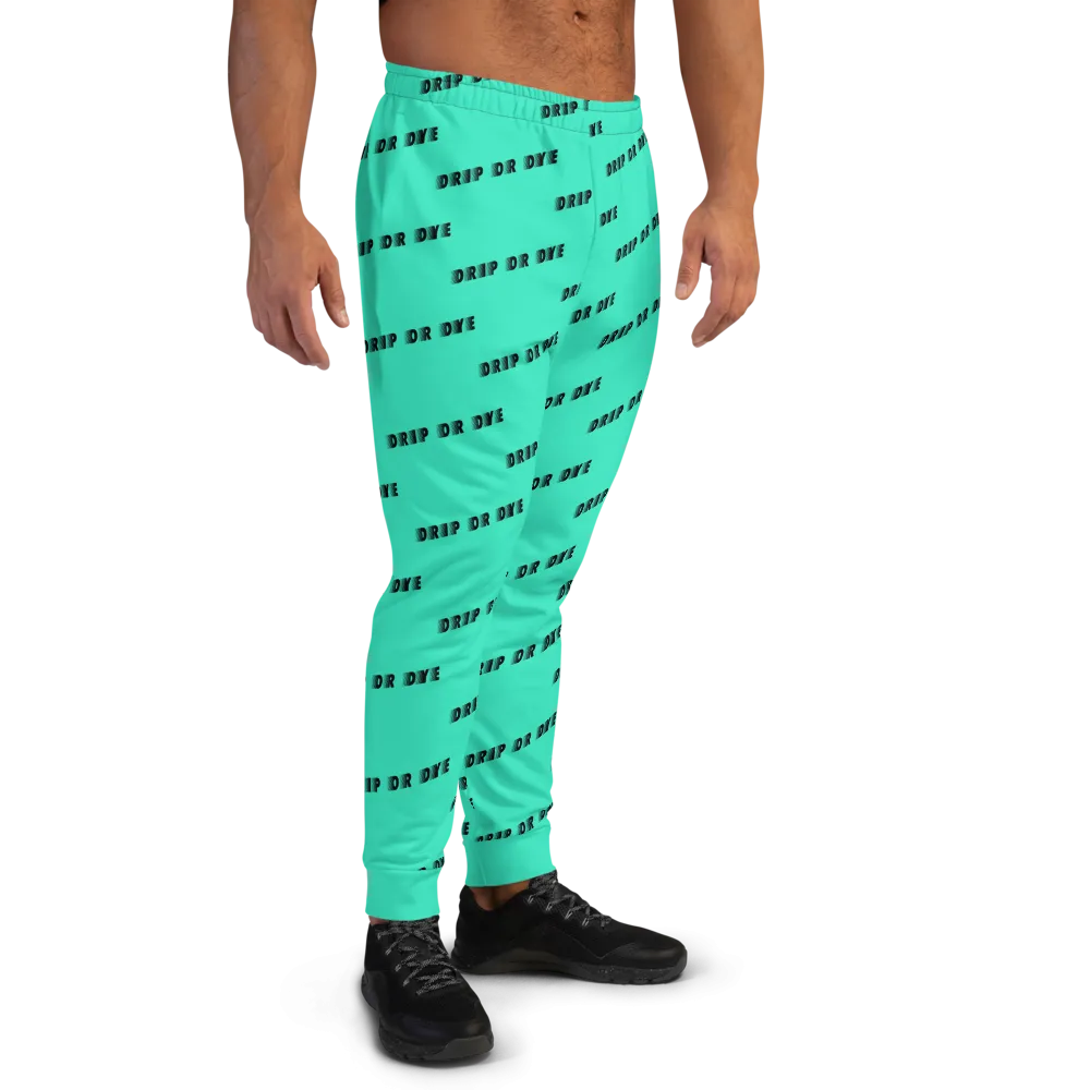 CRXWN | Drip or Dye | Racer Season 1 Unisex Jogger Racing Stripes Sweatpant Zoom Seafoam Aether