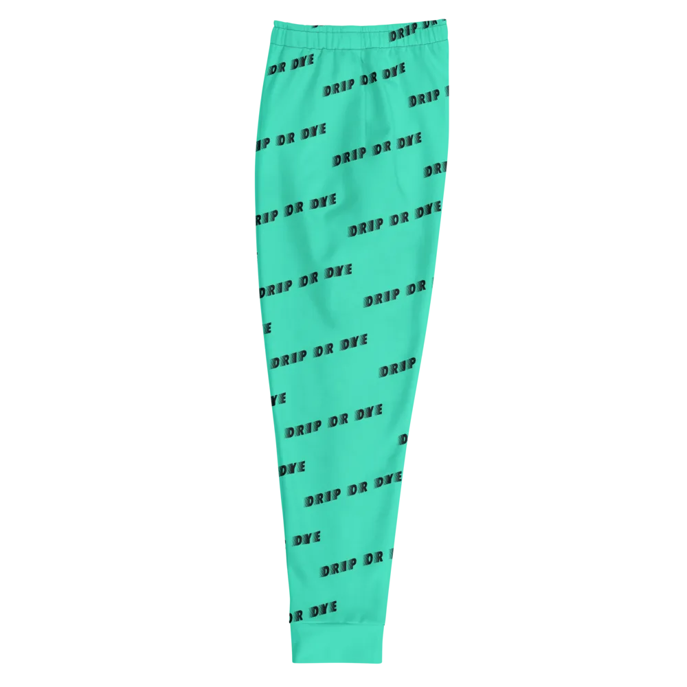 CRXWN | Drip or Dye | Racer Season 1 Unisex Jogger Racing Stripes Sweatpant Zoom Seafoam Aether