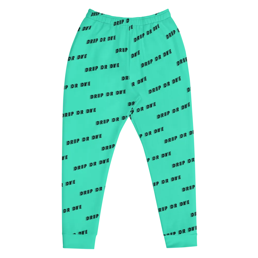CRXWN | Drip or Dye | Racer Season 1 Unisex Jogger Racing Stripes Sweatpant Zoom Seafoam Aether