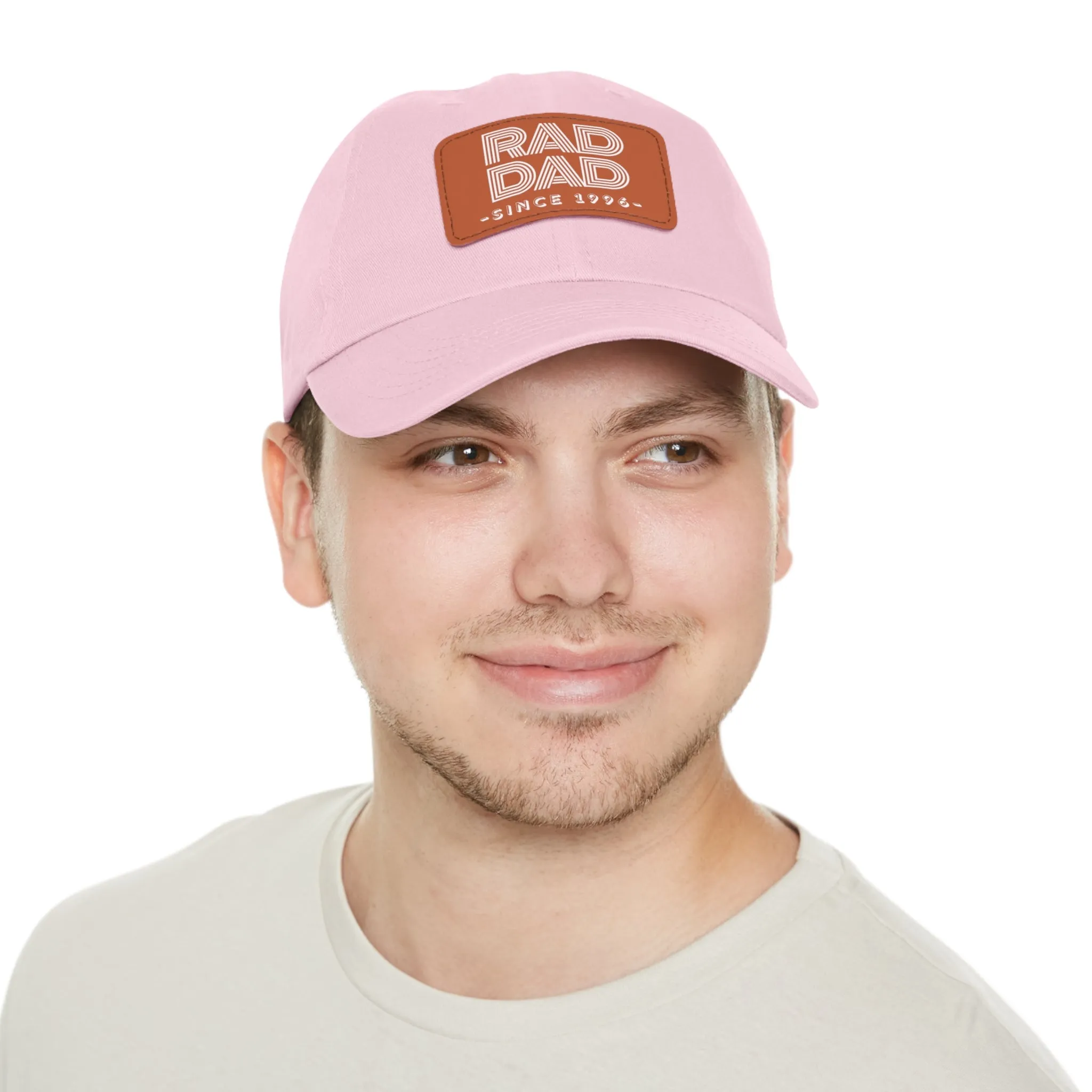 Customizable Rad Dad Hat with Leather Patch, Fathers Day Gift, Dad Hat, Dad Gift, Dad Date Hat, Dad Baseball Hat, Dad Retro Hat, Cotton Hat