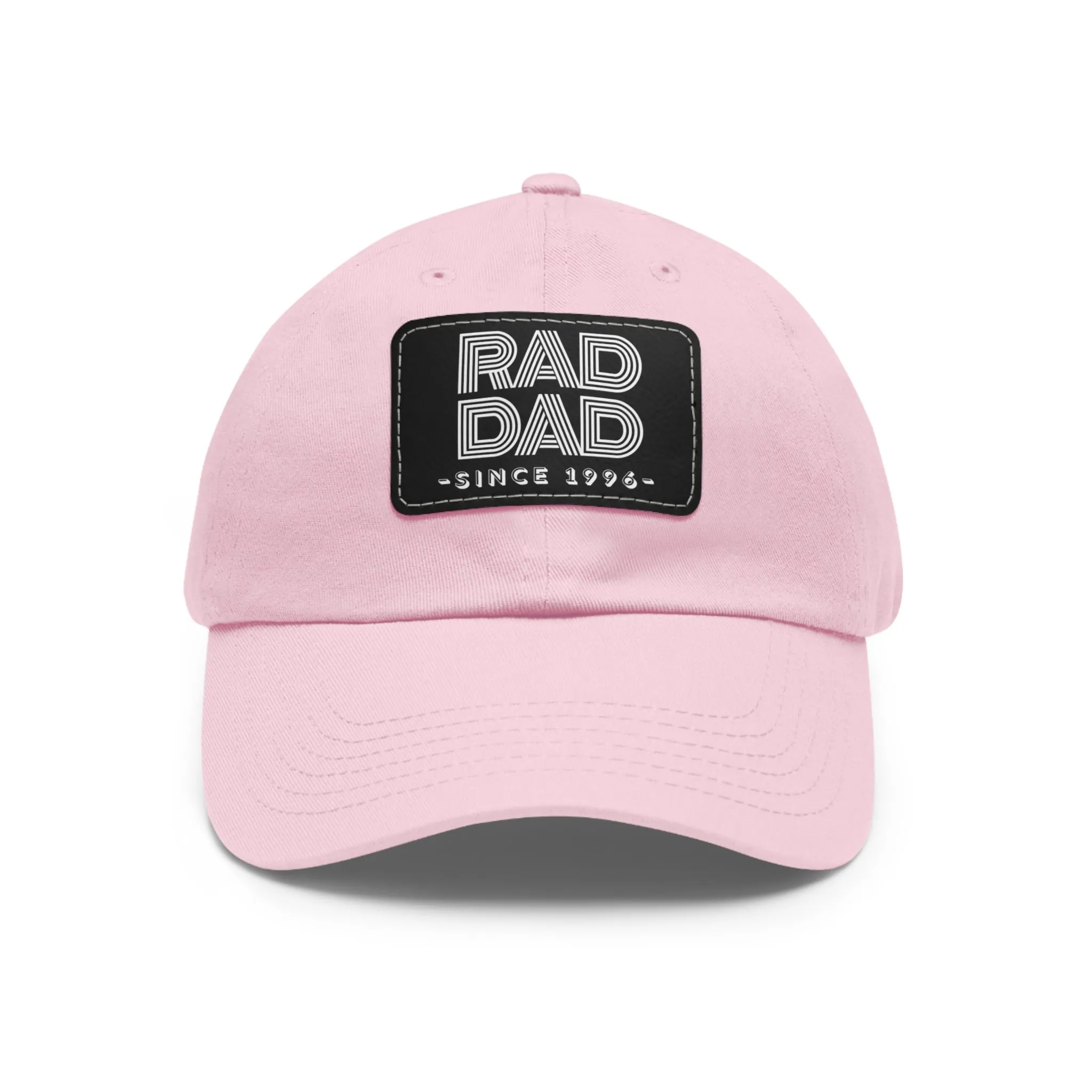 Customizable Rad Dad Hat with Leather Patch, Fathers Day Gift, Dad Hat, Dad Gift, Dad Date Hat, Dad Baseball Hat, Dad Retro Hat, Cotton Hat