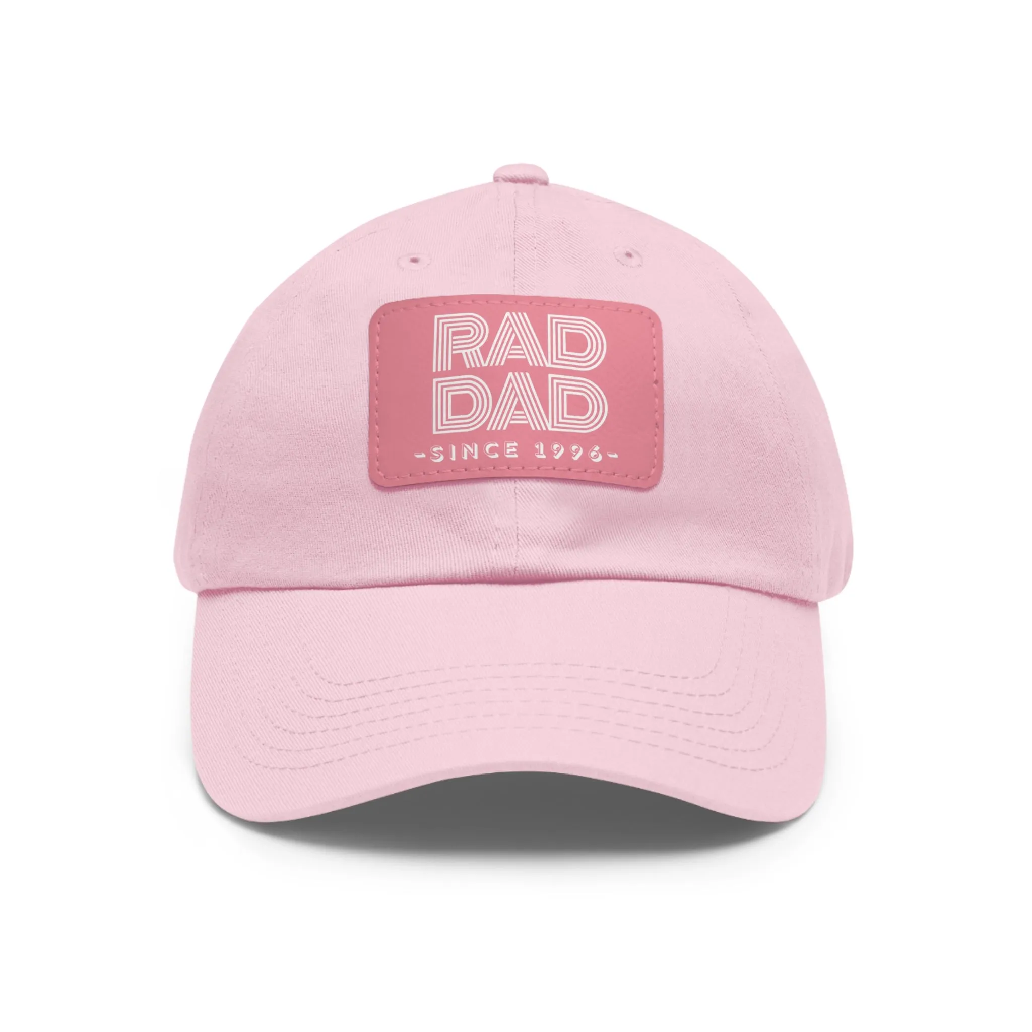Customizable Rad Dad Hat with Leather Patch, Fathers Day Gift, Dad Hat, Dad Gift, Dad Date Hat, Dad Baseball Hat, Dad Retro Hat, Cotton Hat