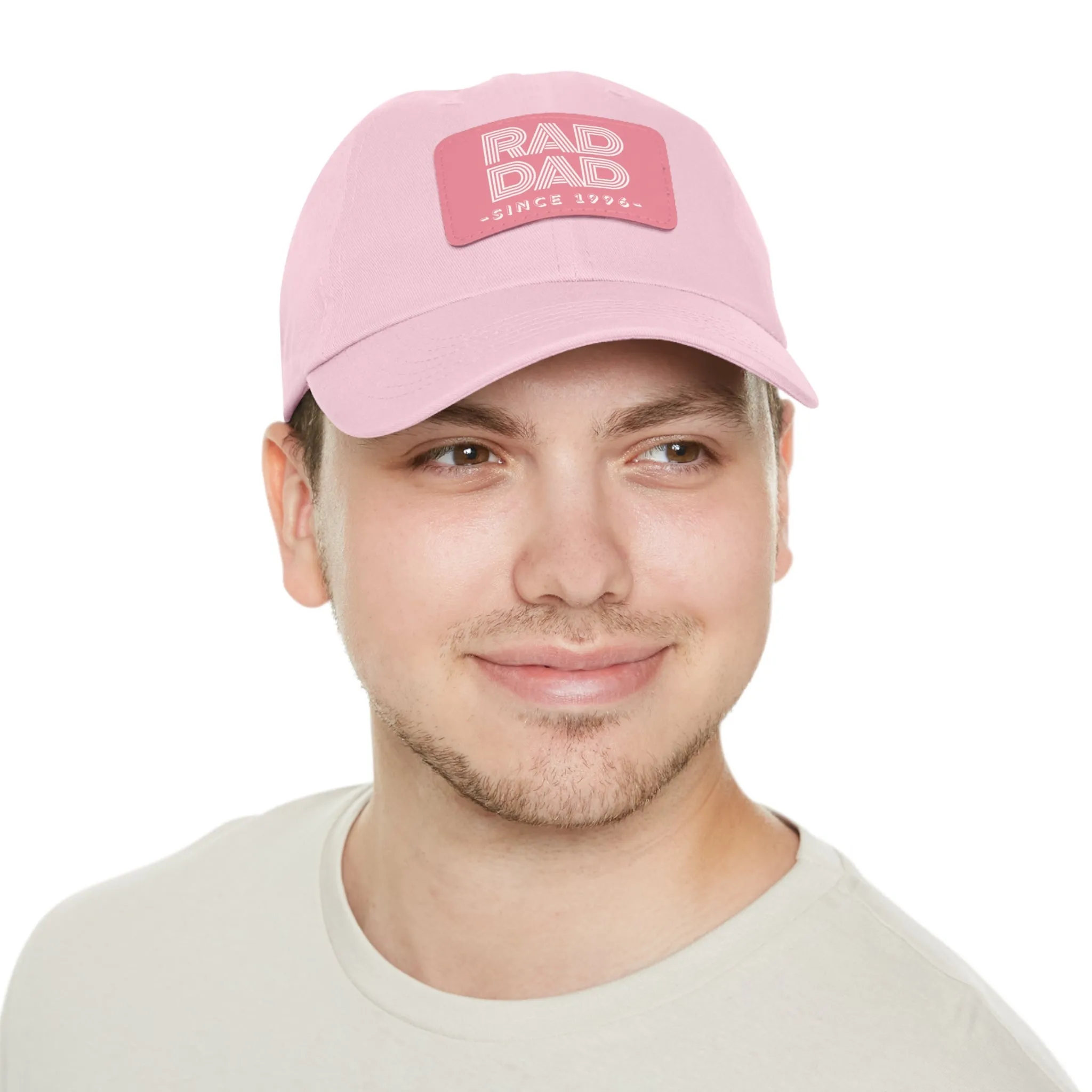 Customizable Rad Dad Hat with Leather Patch, Fathers Day Gift, Dad Hat, Dad Gift, Dad Date Hat, Dad Baseball Hat, Dad Retro Hat, Cotton Hat