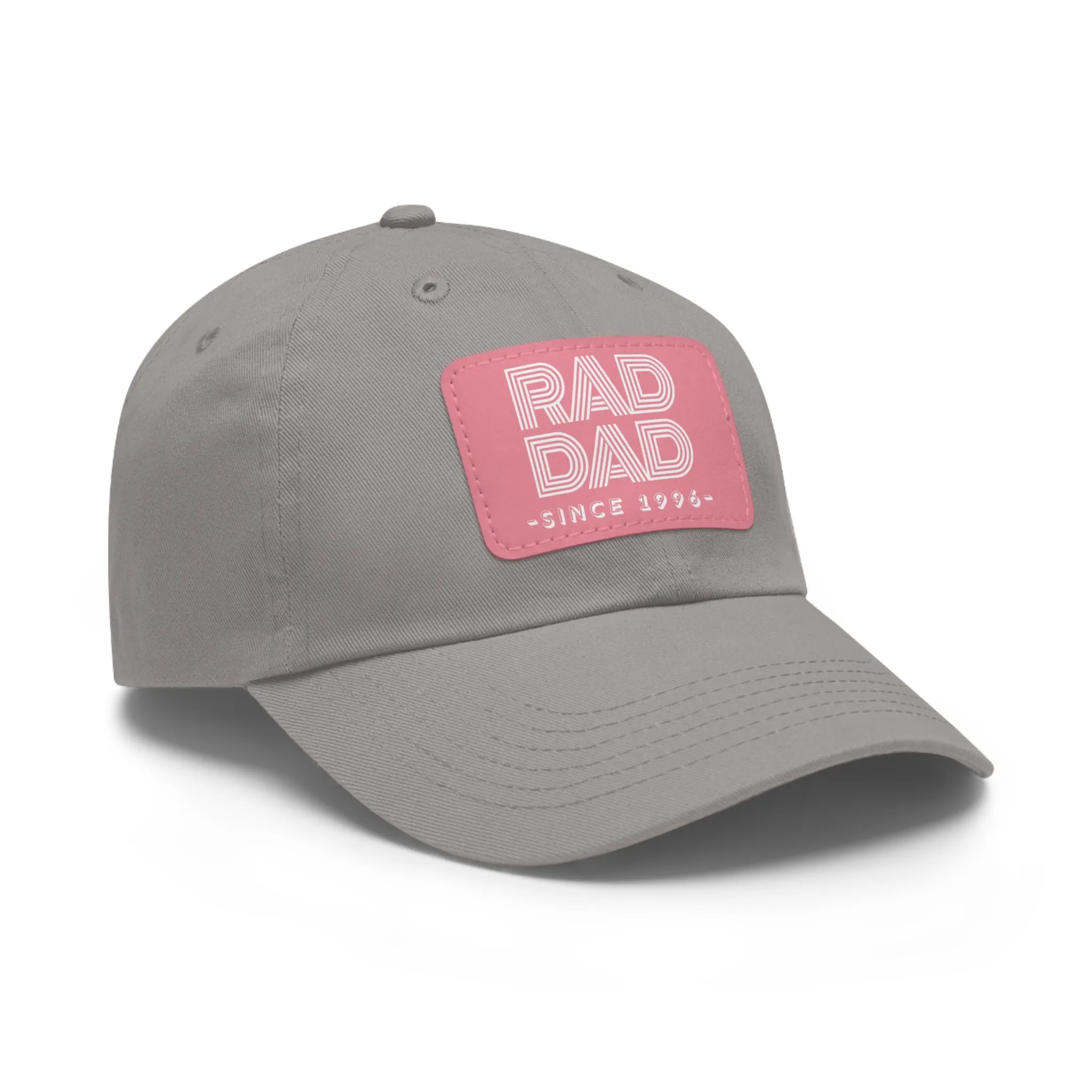 Customizable Rad Dad Hat with Leather Patch, Fathers Day Gift, Dad Hat, Dad Gift, Dad Date Hat, Dad Baseball Hat, Dad Retro Hat, Cotton Hat