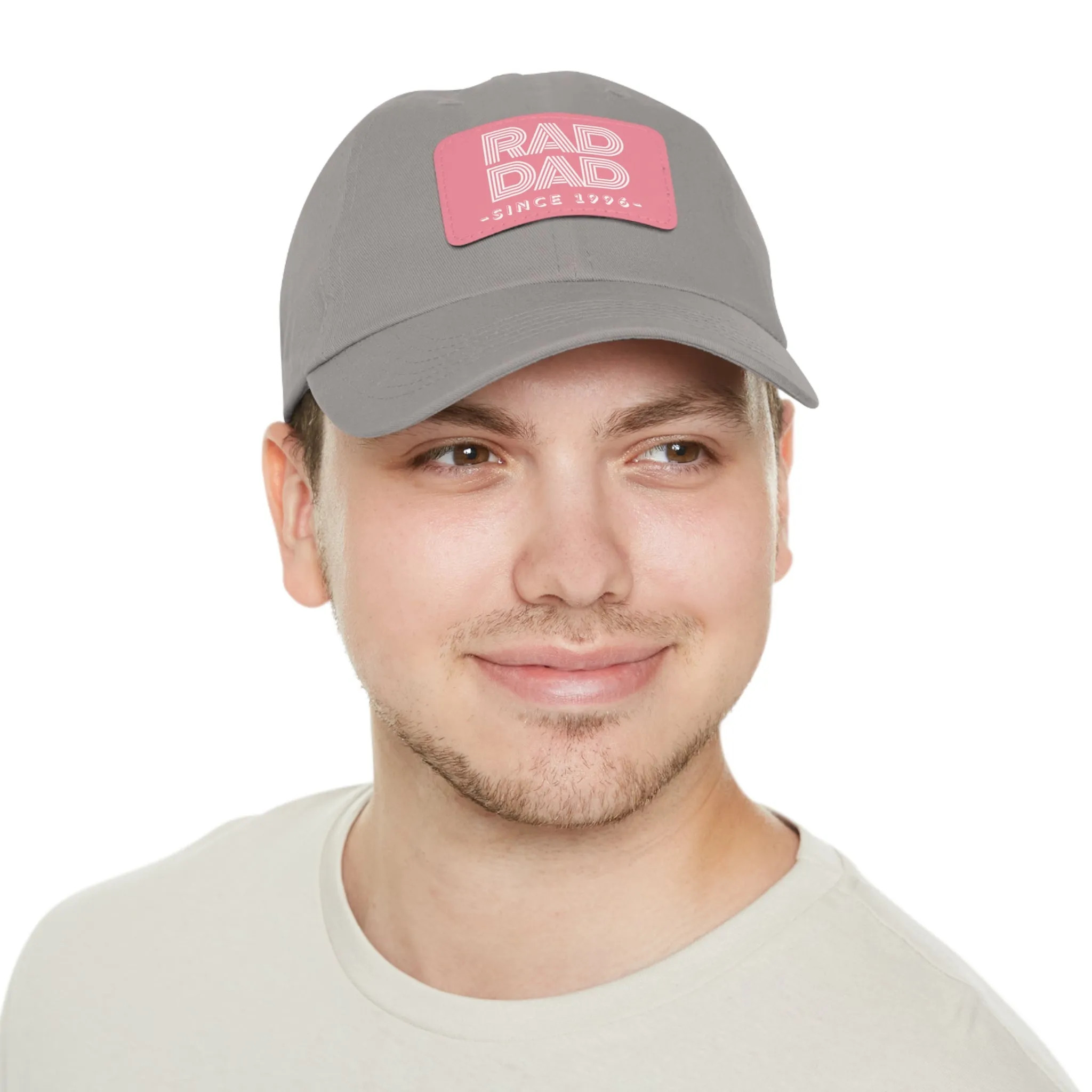Customizable Rad Dad Hat with Leather Patch, Fathers Day Gift, Dad Hat, Dad Gift, Dad Date Hat, Dad Baseball Hat, Dad Retro Hat, Cotton Hat