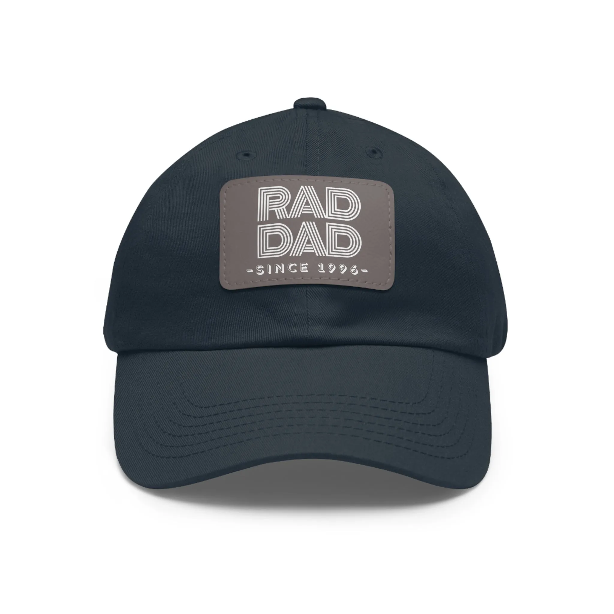 Customizable Rad Dad Hat with Leather Patch, Fathers Day Gift, Dad Hat, Dad Gift, Dad Date Hat, Dad Baseball Hat, Dad Retro Hat, Cotton Hat