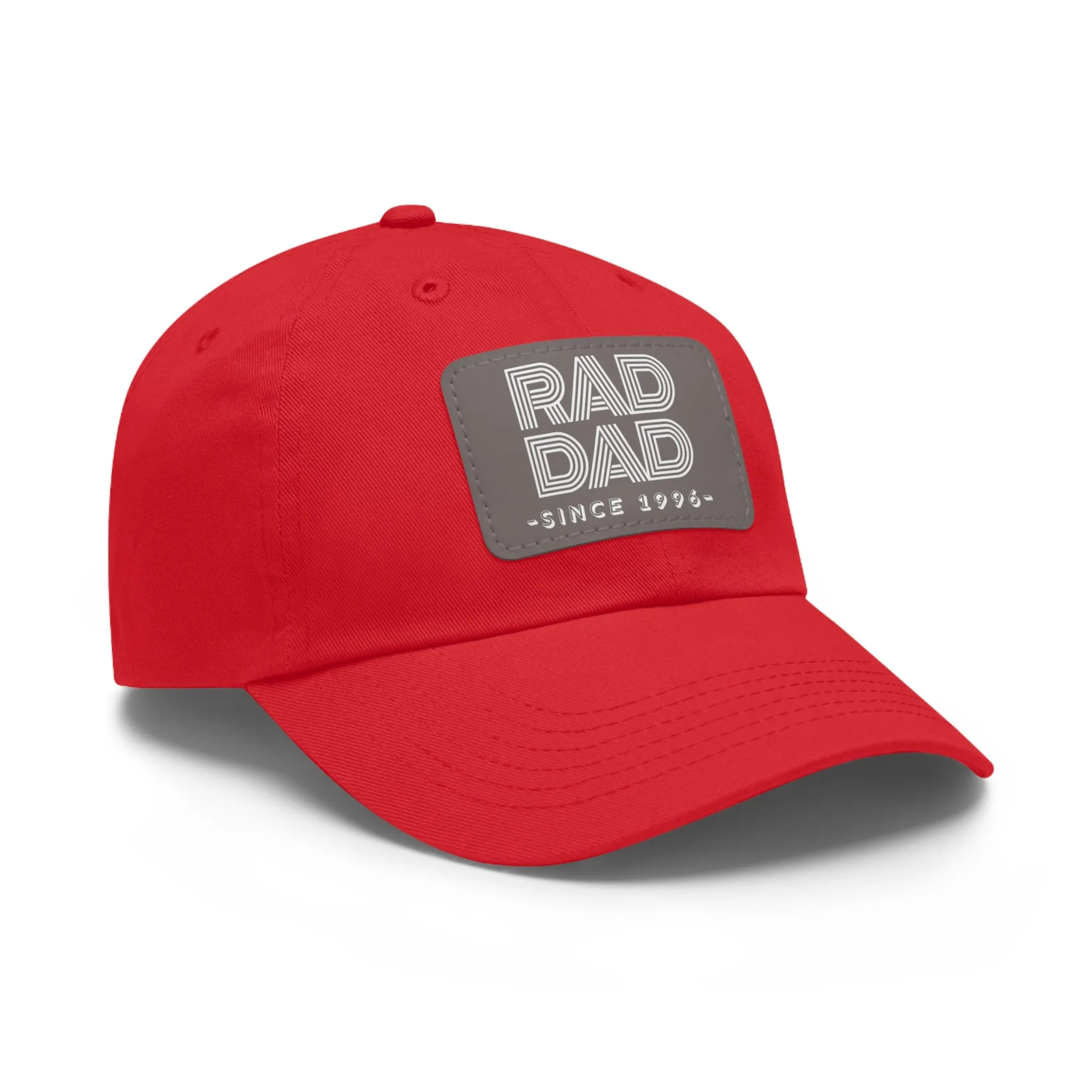 Customizable Rad Dad Hat with Leather Patch, Fathers Day Gift, Dad Hat, Dad Gift, Dad Date Hat, Dad Baseball Hat, Dad Retro Hat, Cotton Hat