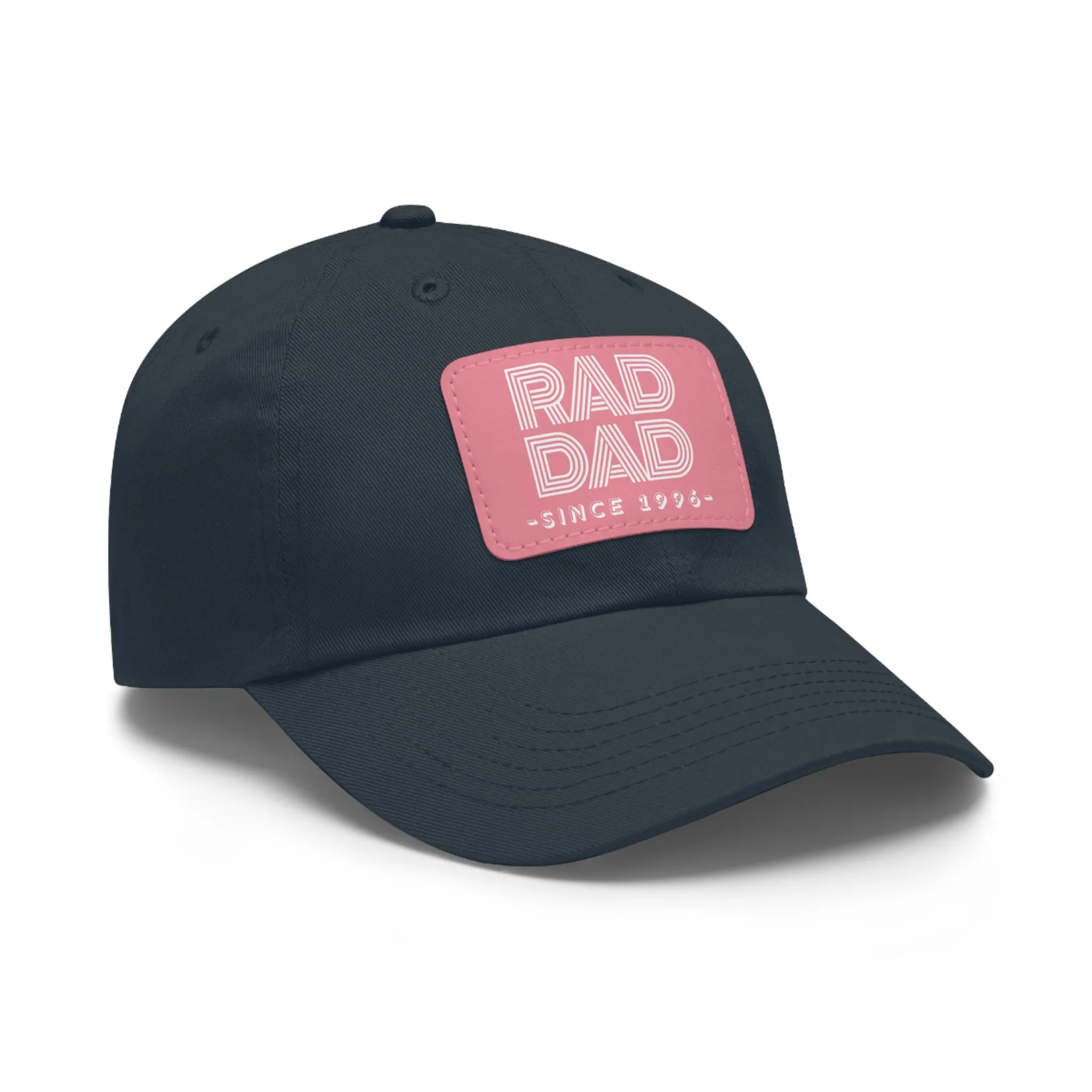 Customizable Rad Dad Hat with Leather Patch, Fathers Day Gift, Dad Hat, Dad Gift, Dad Date Hat, Dad Baseball Hat, Dad Retro Hat, Cotton Hat