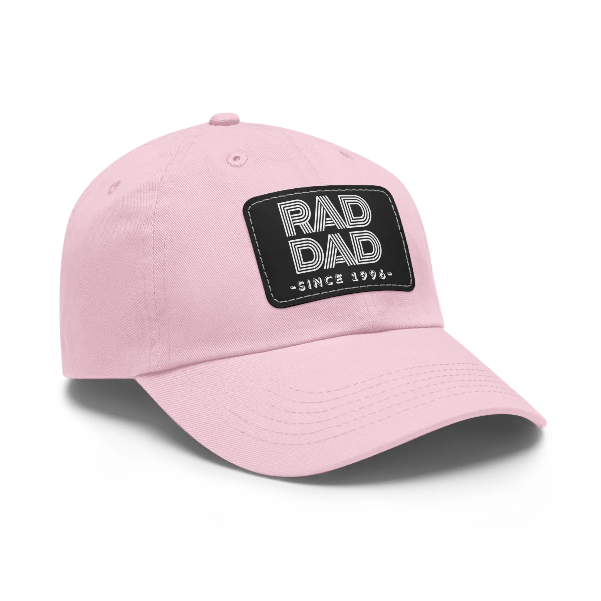 Customizable Rad Dad Hat with Leather Patch, Fathers Day Gift, Dad Hat, Dad Gift, Dad Date Hat, Dad Baseball Hat, Dad Retro Hat, Cotton Hat