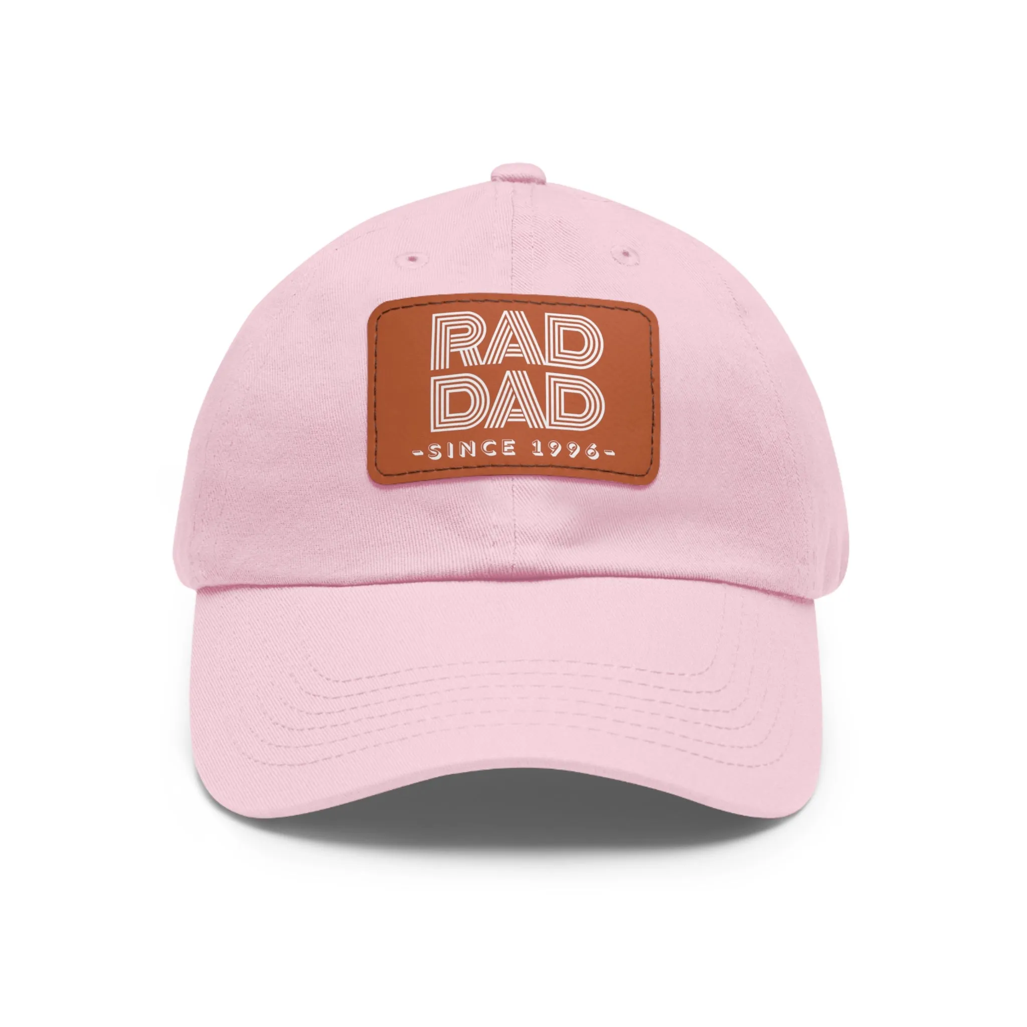 Customizable Rad Dad Hat with Leather Patch, Fathers Day Gift, Dad Hat, Dad Gift, Dad Date Hat, Dad Baseball Hat, Dad Retro Hat, Cotton Hat