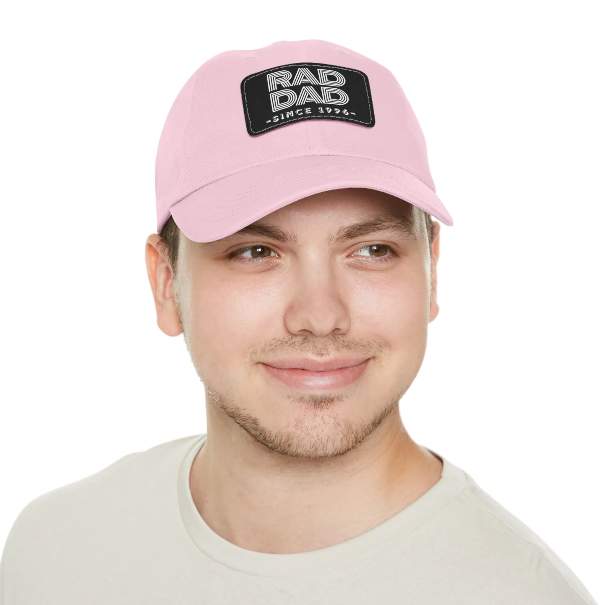 Customizable Rad Dad Hat with Leather Patch, Fathers Day Gift, Dad Hat, Dad Gift, Dad Date Hat, Dad Baseball Hat, Dad Retro Hat, Cotton Hat