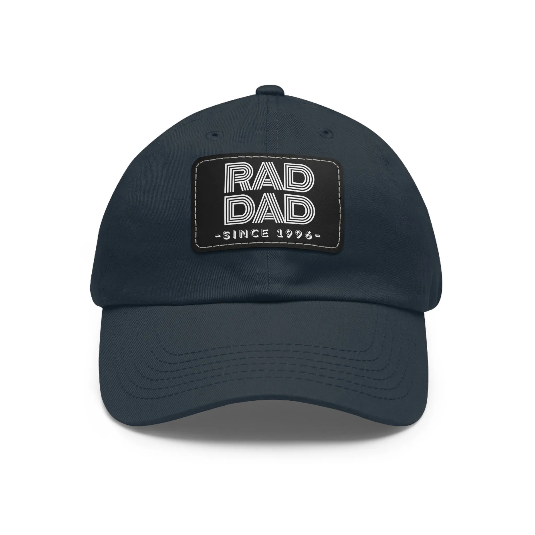 Customizable Rad Dad Hat with Leather Patch, Fathers Day Gift, Dad Hat, Dad Gift, Dad Date Hat, Dad Baseball Hat, Dad Retro Hat, Cotton Hat