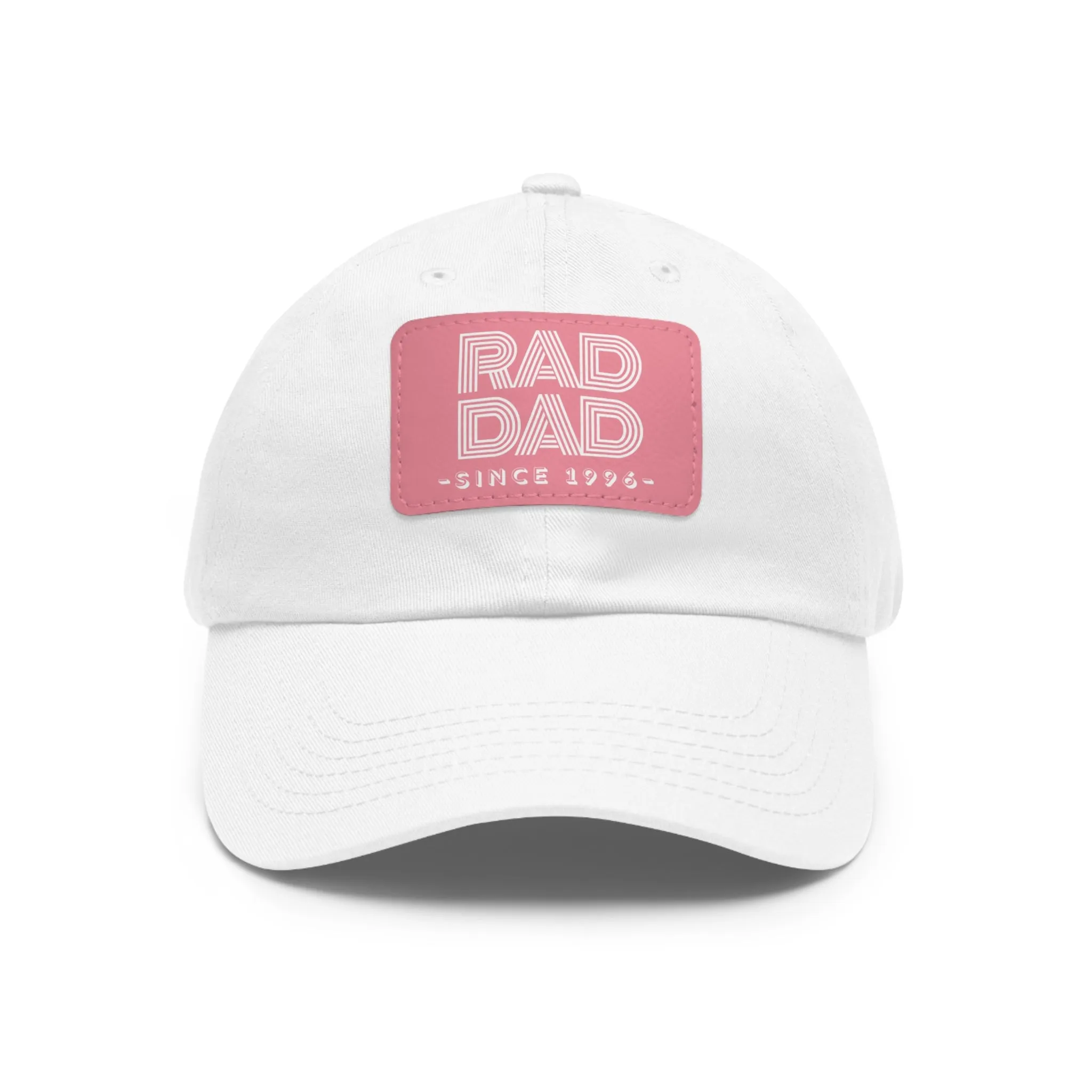 Customizable Rad Dad Hat with Leather Patch, Fathers Day Gift, Dad Hat, Dad Gift, Dad Date Hat, Dad Baseball Hat, Dad Retro Hat, Cotton Hat