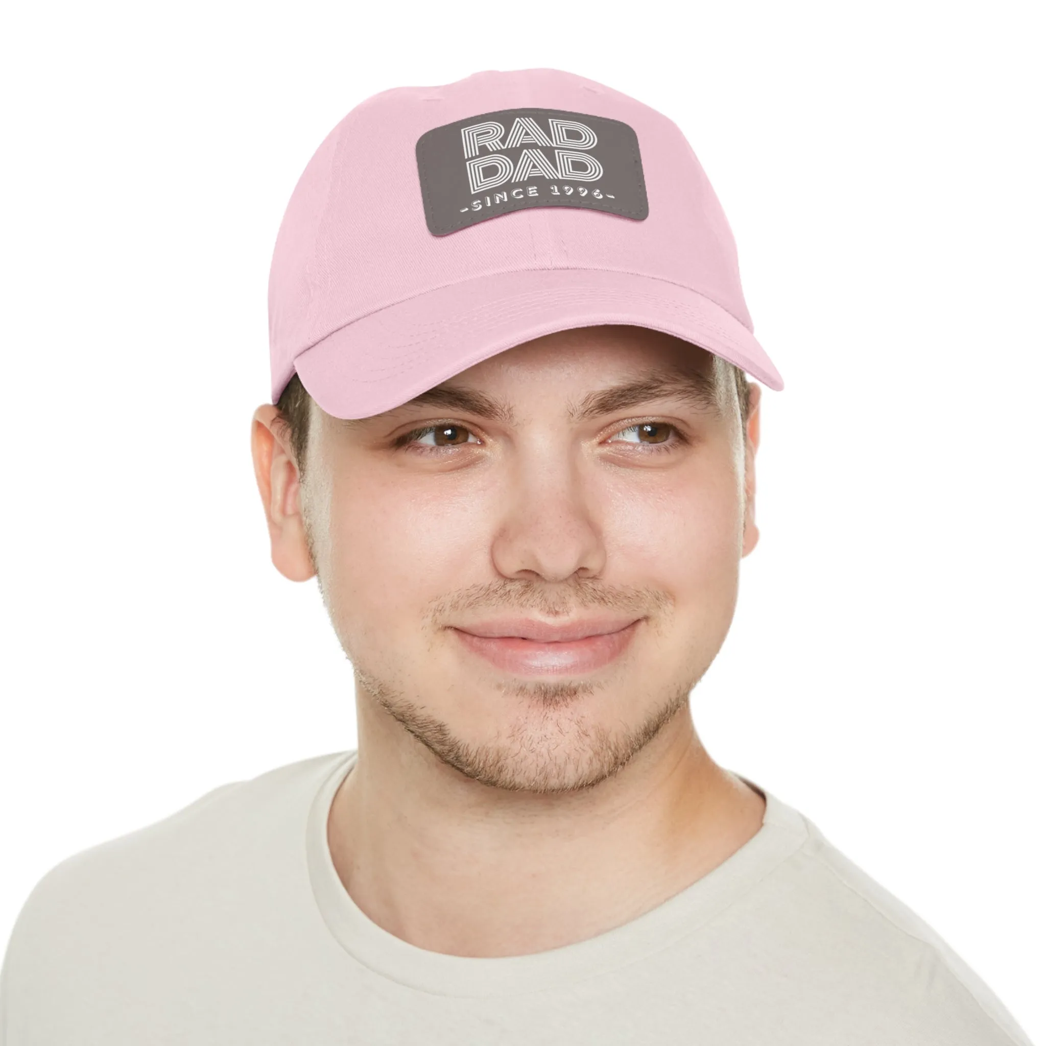 Customizable Rad Dad Hat with Leather Patch, Fathers Day Gift, Dad Hat, Dad Gift, Dad Date Hat, Dad Baseball Hat, Dad Retro Hat, Cotton Hat