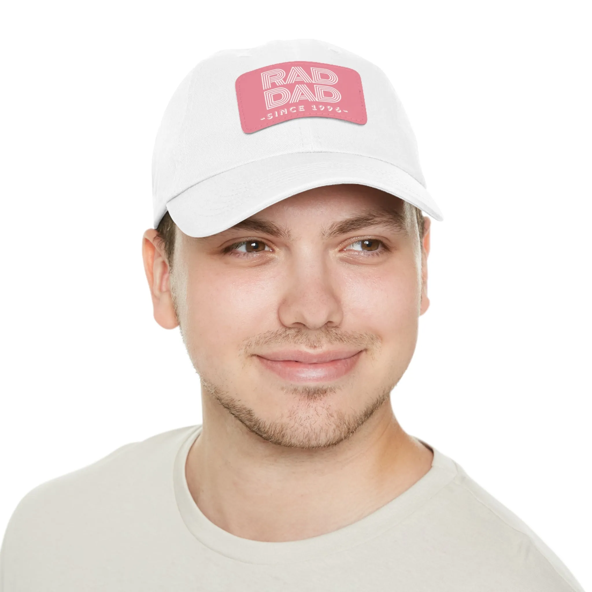 Customizable Rad Dad Hat with Leather Patch, Fathers Day Gift, Dad Hat, Dad Gift, Dad Date Hat, Dad Baseball Hat, Dad Retro Hat, Cotton Hat