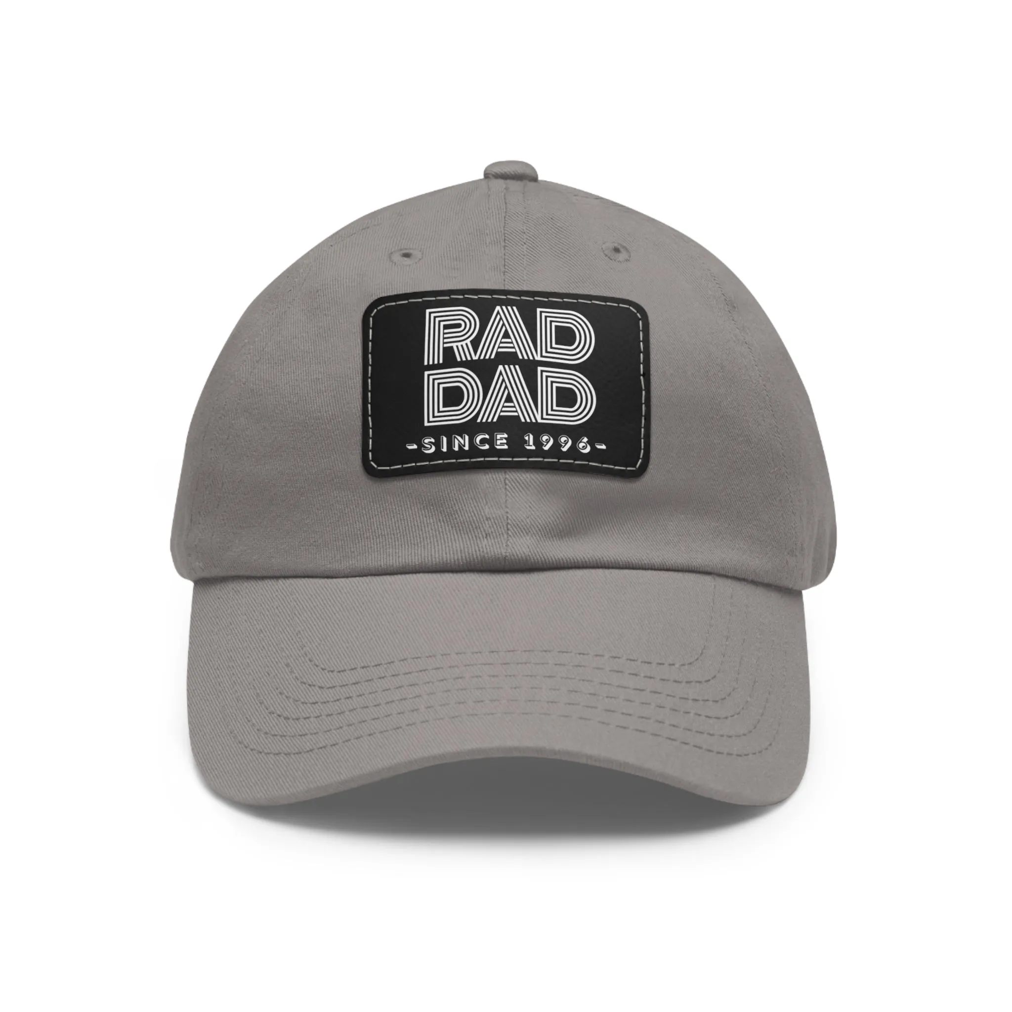 Customizable Rad Dad Hat with Leather Patch, Fathers Day Gift, Dad Hat, Dad Gift, Dad Date Hat, Dad Baseball Hat, Dad Retro Hat, Cotton Hat