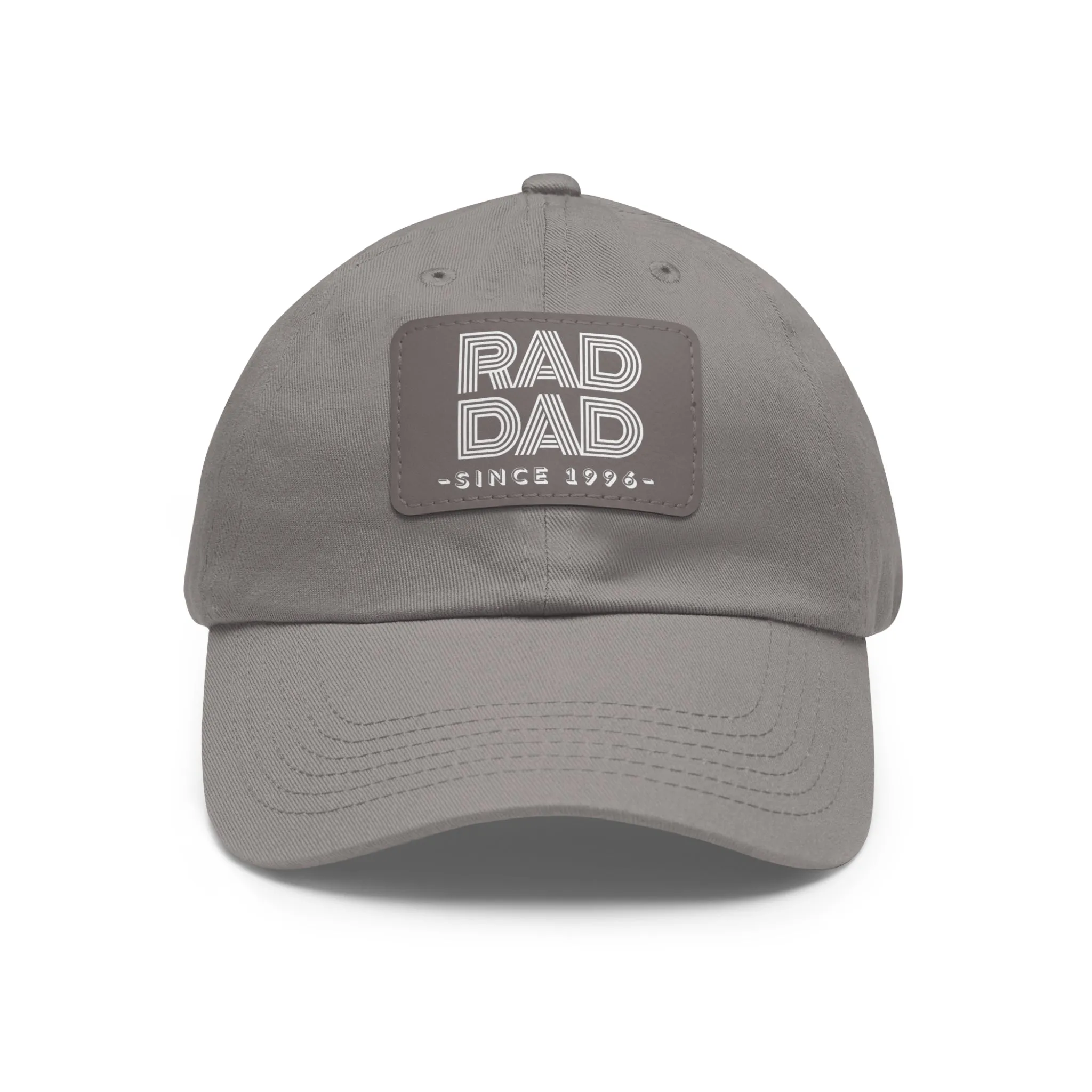 Customizable Rad Dad Hat with Leather Patch, Fathers Day Gift, Dad Hat, Dad Gift, Dad Date Hat, Dad Baseball Hat, Dad Retro Hat, Cotton Hat