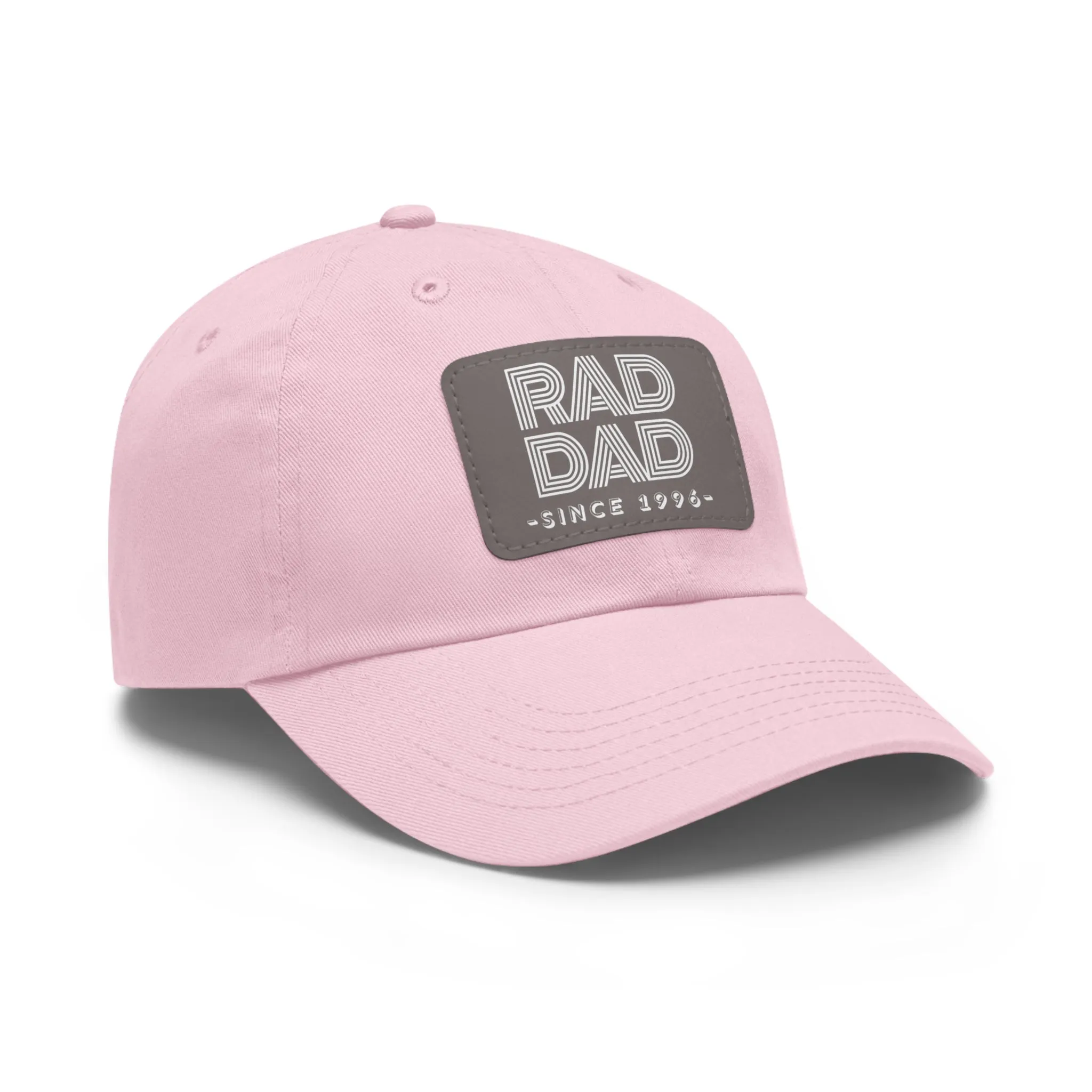 Customizable Rad Dad Hat with Leather Patch, Fathers Day Gift, Dad Hat, Dad Gift, Dad Date Hat, Dad Baseball Hat, Dad Retro Hat, Cotton Hat