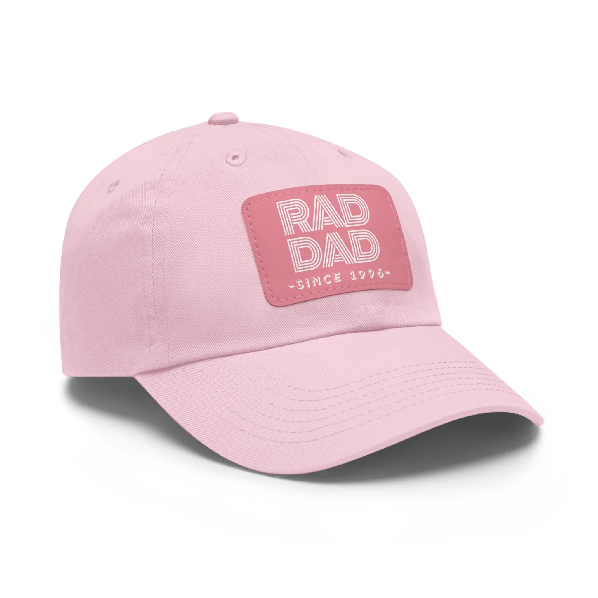 Customizable Rad Dad Hat with Leather Patch, Fathers Day Gift, Dad Hat, Dad Gift, Dad Date Hat, Dad Baseball Hat, Dad Retro Hat, Cotton Hat