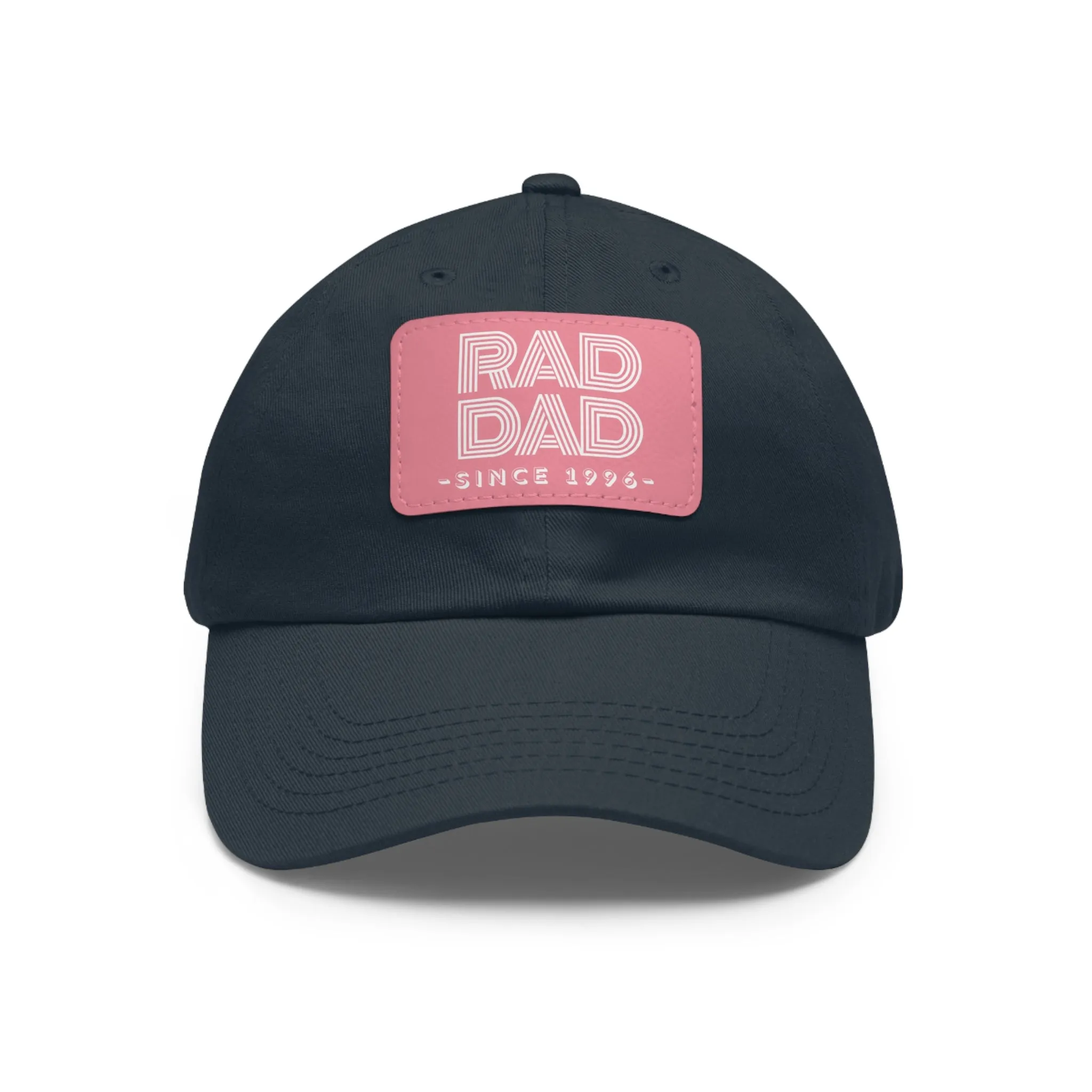 Customizable Rad Dad Hat with Leather Patch, Fathers Day Gift, Dad Hat, Dad Gift, Dad Date Hat, Dad Baseball Hat, Dad Retro Hat, Cotton Hat