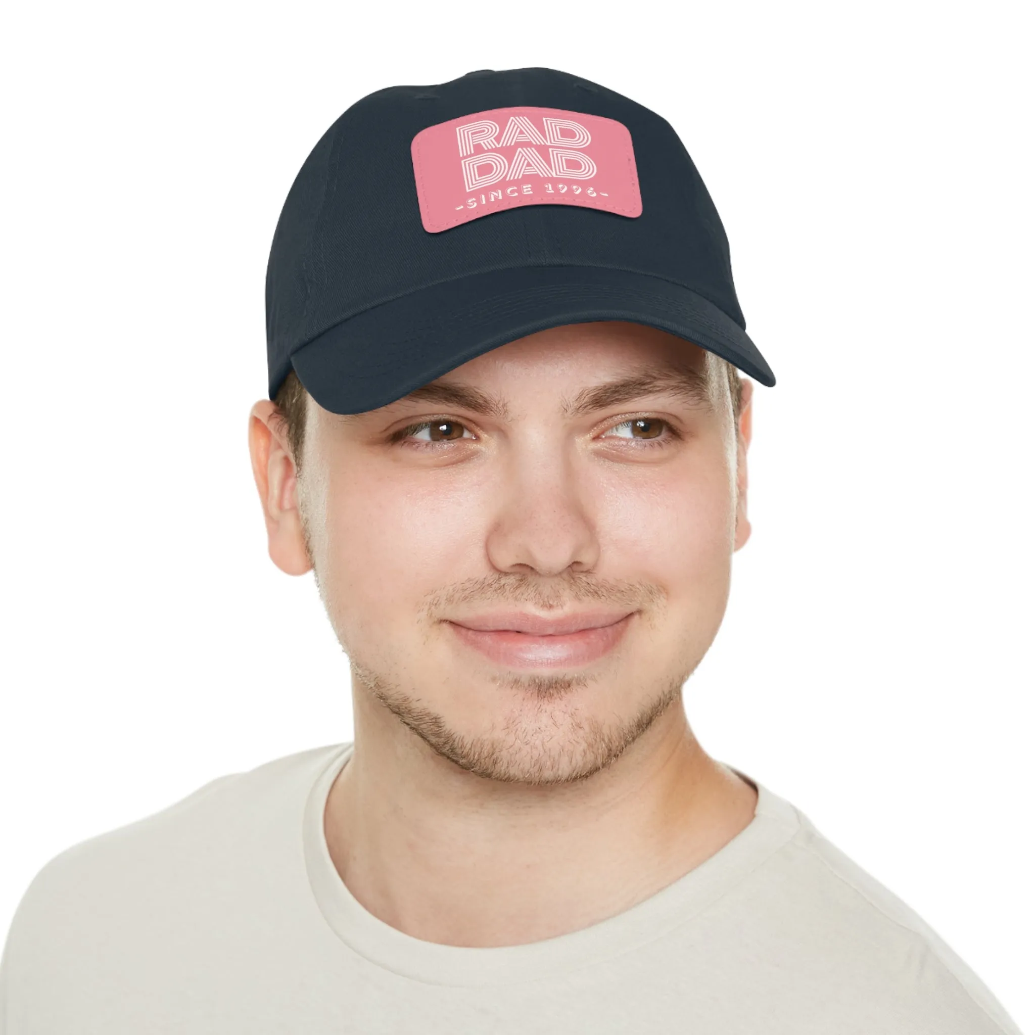 Customizable Rad Dad Hat with Leather Patch, Fathers Day Gift, Dad Hat, Dad Gift, Dad Date Hat, Dad Baseball Hat, Dad Retro Hat, Cotton Hat