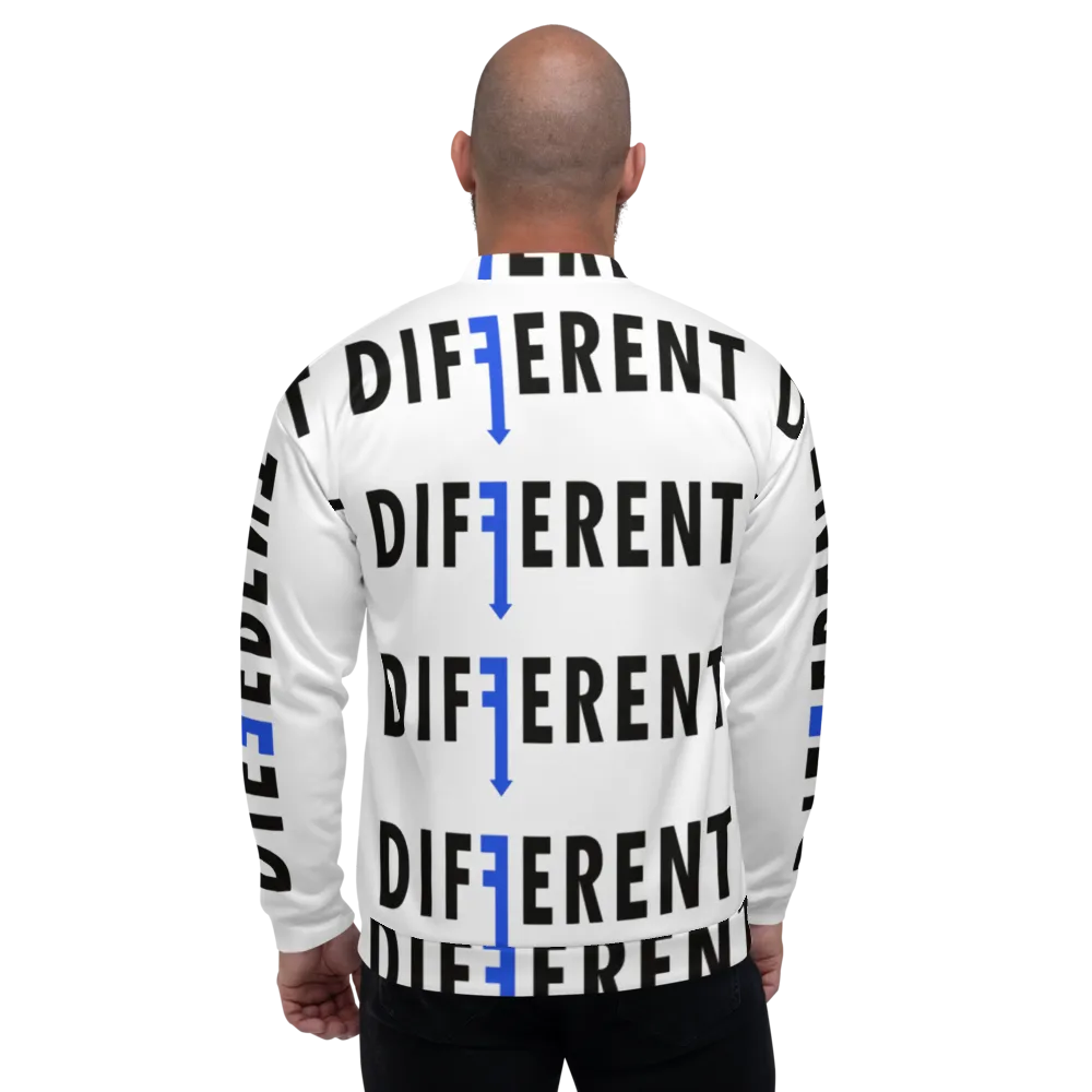 Different Blue F - Unisex Bomber Jacket
