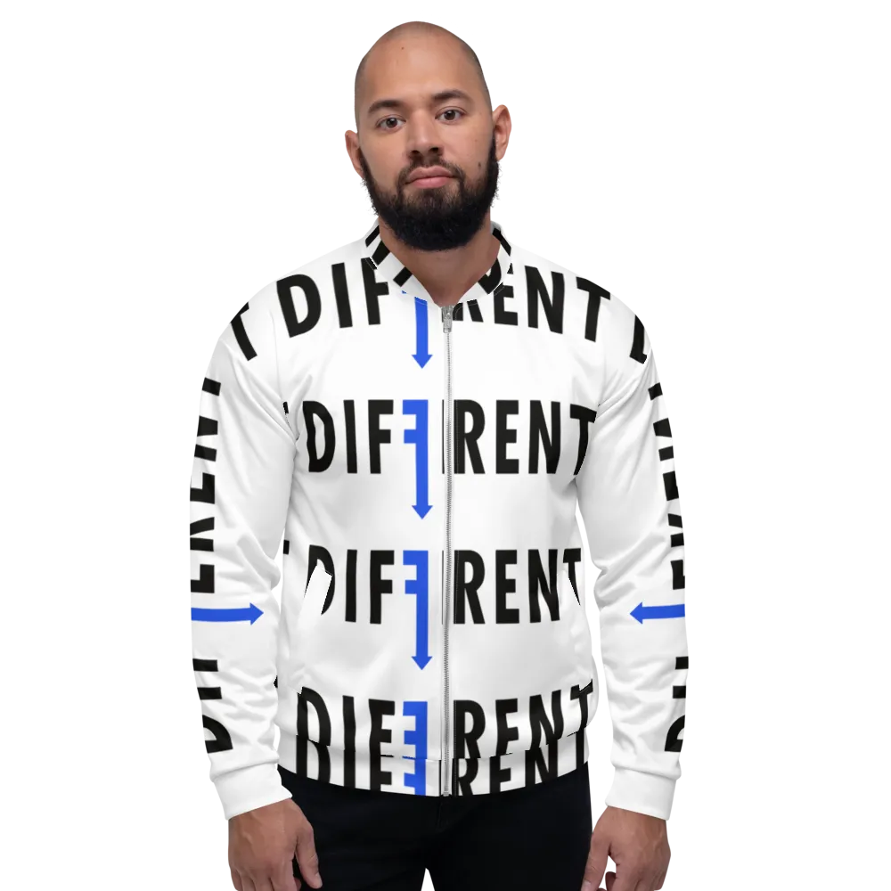 Different Blue F - Unisex Bomber Jacket