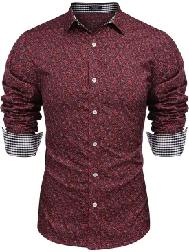 Floral Button Down Flower Printed Shirt (US Only)