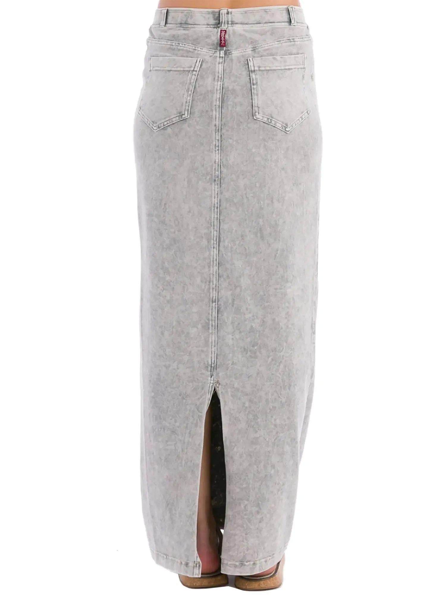 Hard Tail Long Pocket Slit Skirt WJ-111