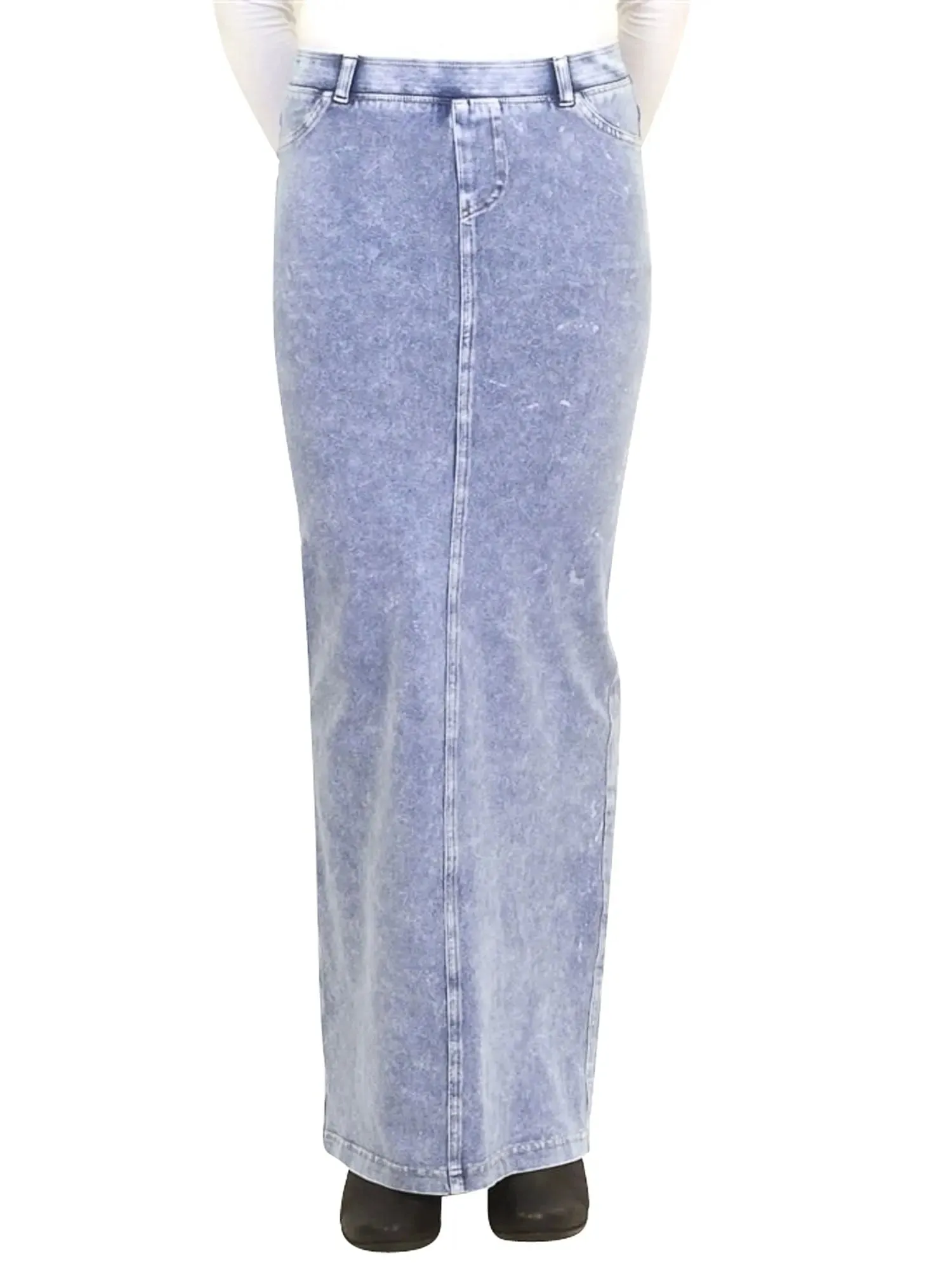 Hard Tail Long Pocket Slit Skirt WJ-111